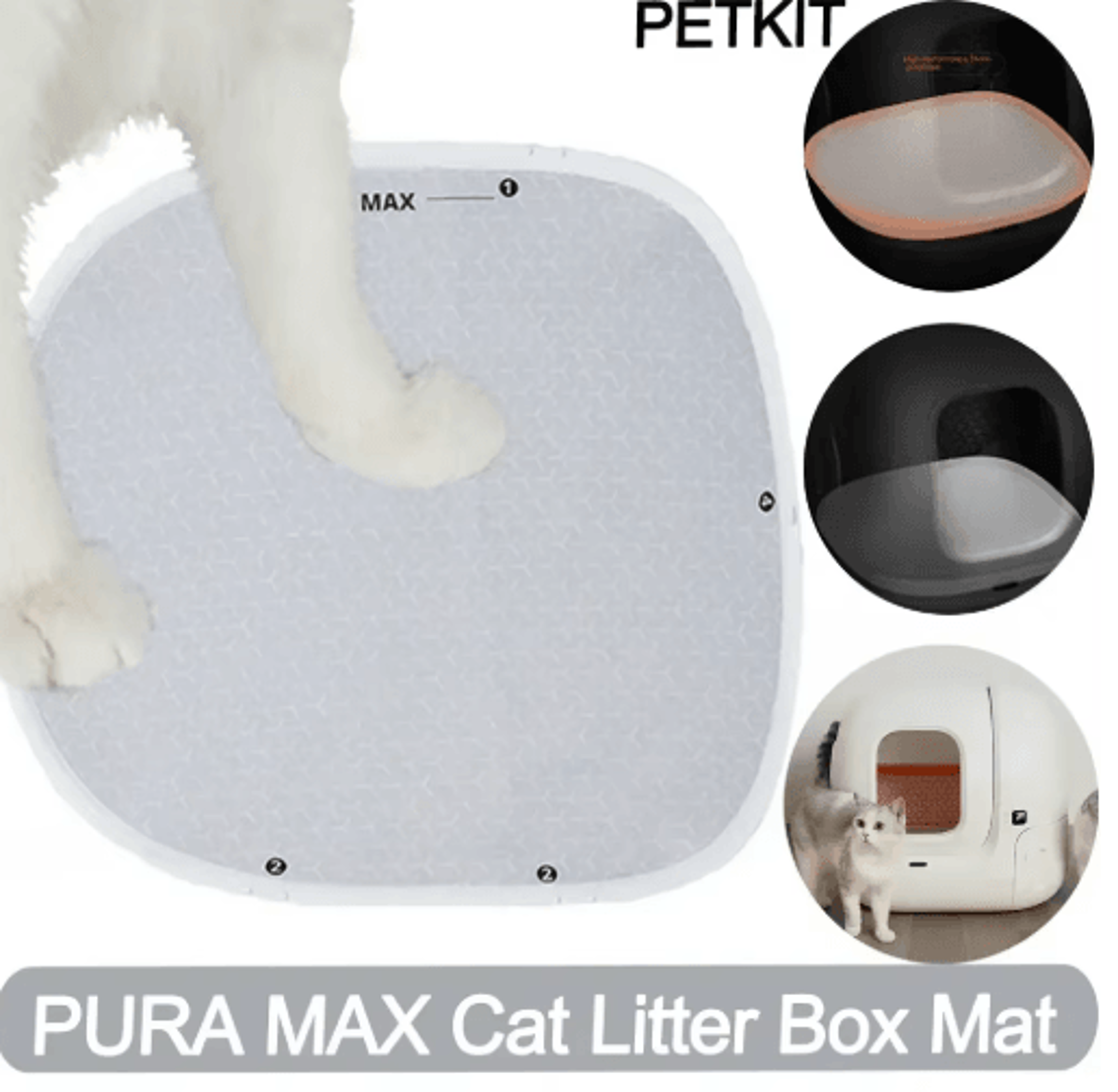 Premium Protective Litter Mat For PETKIT PURA MAX Automatic Cat Litter Box 0