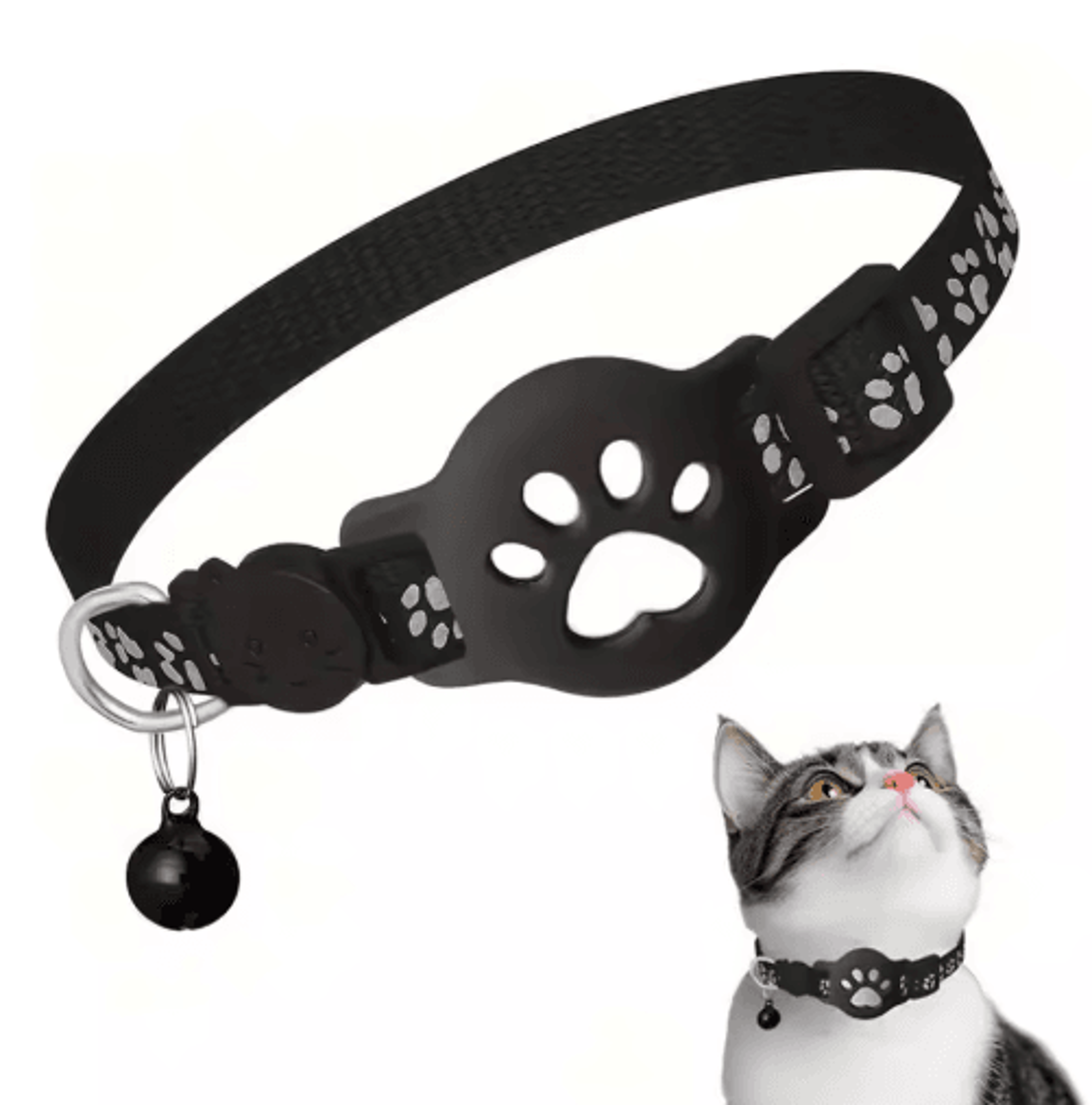 Smart GPS Cat Collar With RealTime Tracking  Reflective Safety Design 8