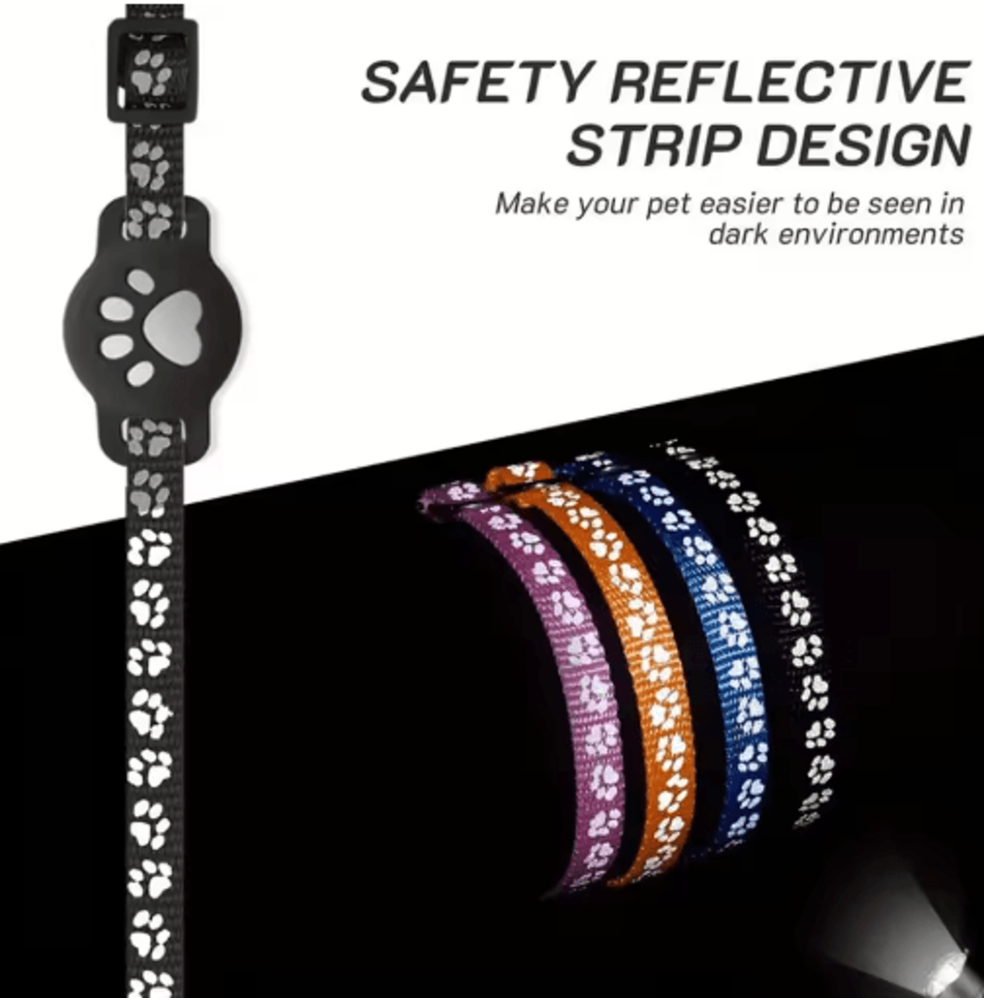 Smart GPS Cat Collar With RealTime Tracking  Reflective Safety Design 9