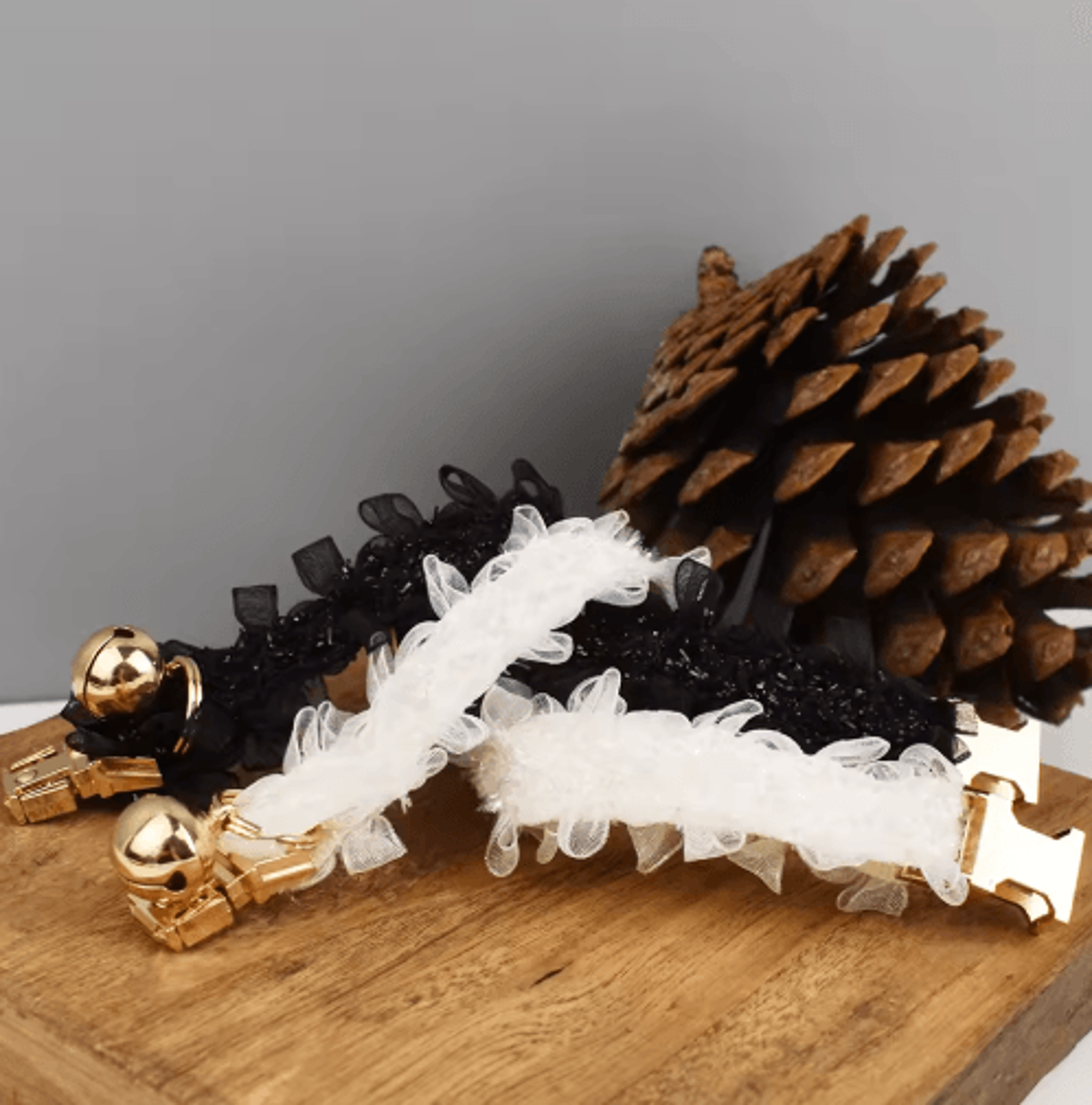 Personalized Lace Cat Collar With Bell  Custom Name Tag 7