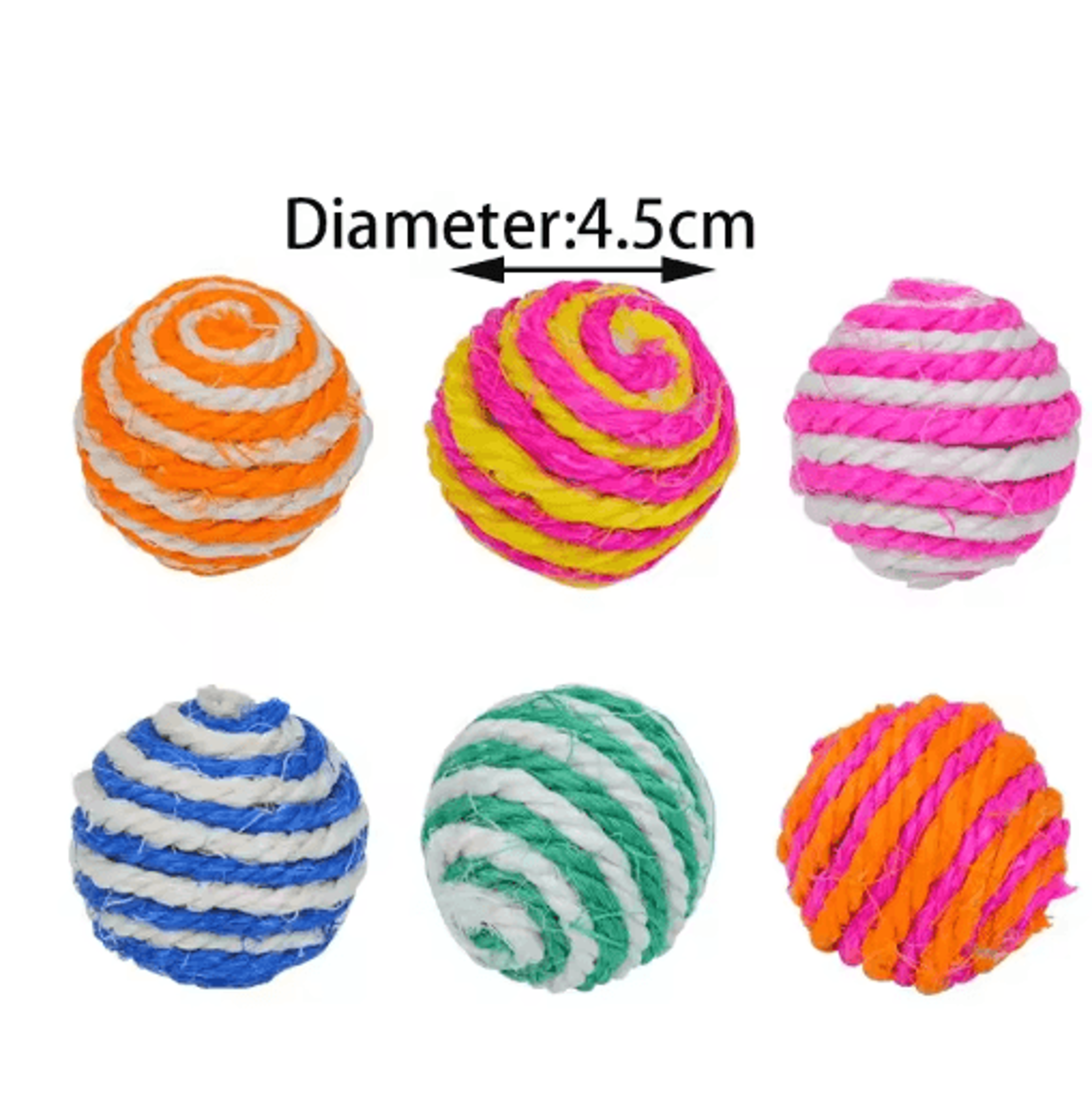 4Piece Interactive Pet Ball Toy Set Chew  Training Balls For Cats And Dogs 2