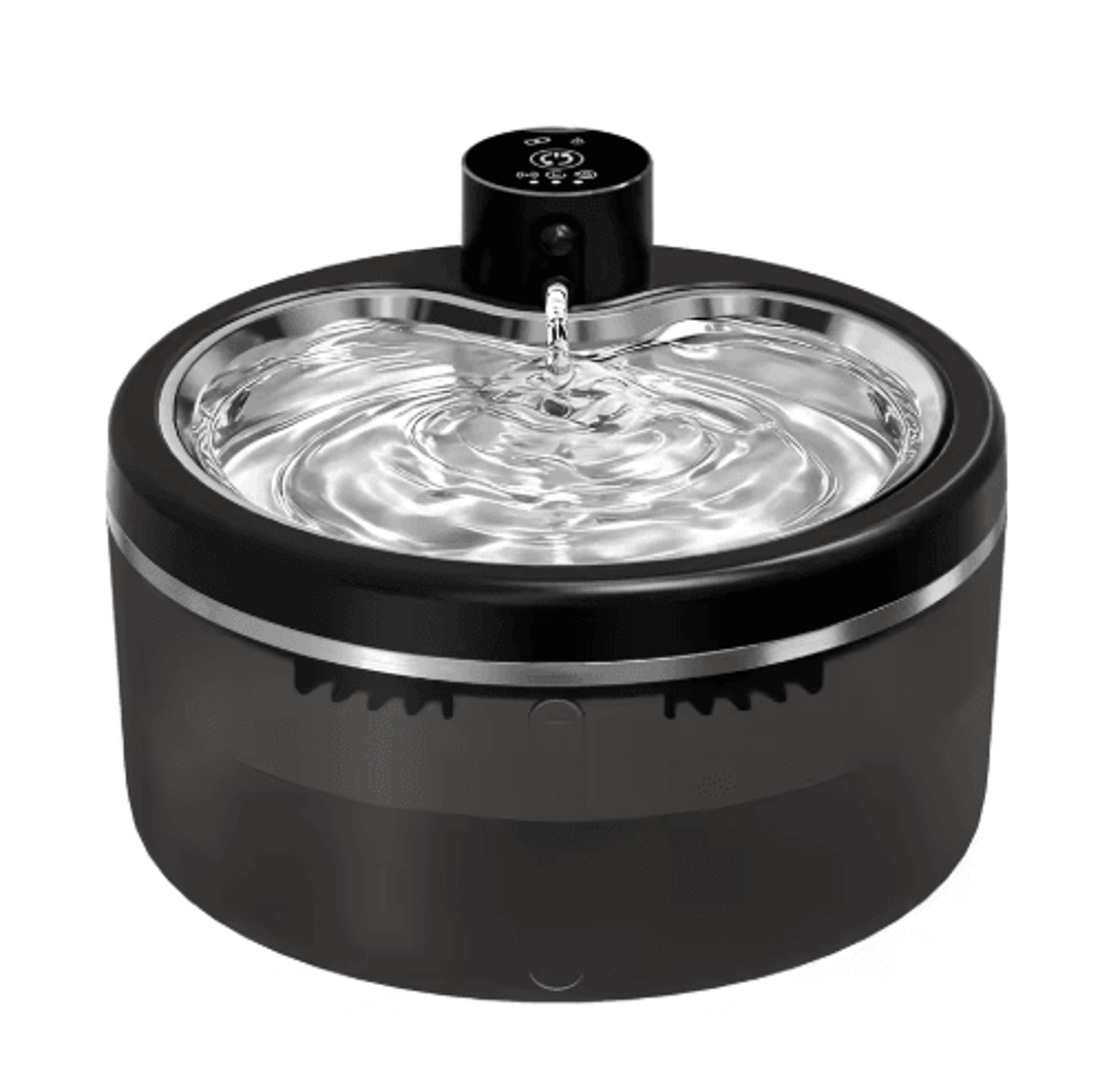 3L Wireless Cat Water Fountain  Smart Sensor Pet Water Dispenser With Stainless Steel Tray 2