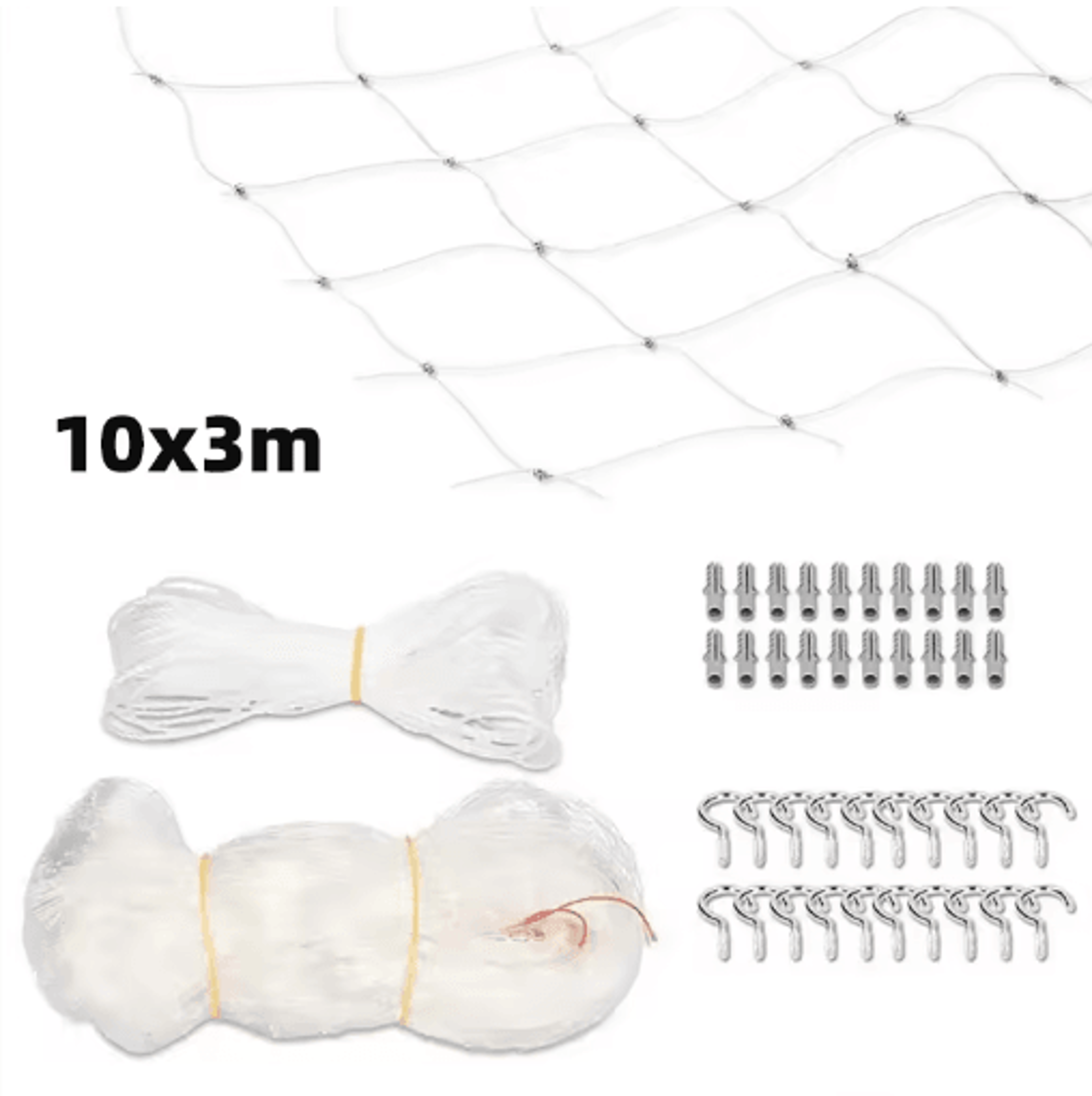 Pet Safety Net For Balconies  Durable Cat  Bird Protection Netting 1