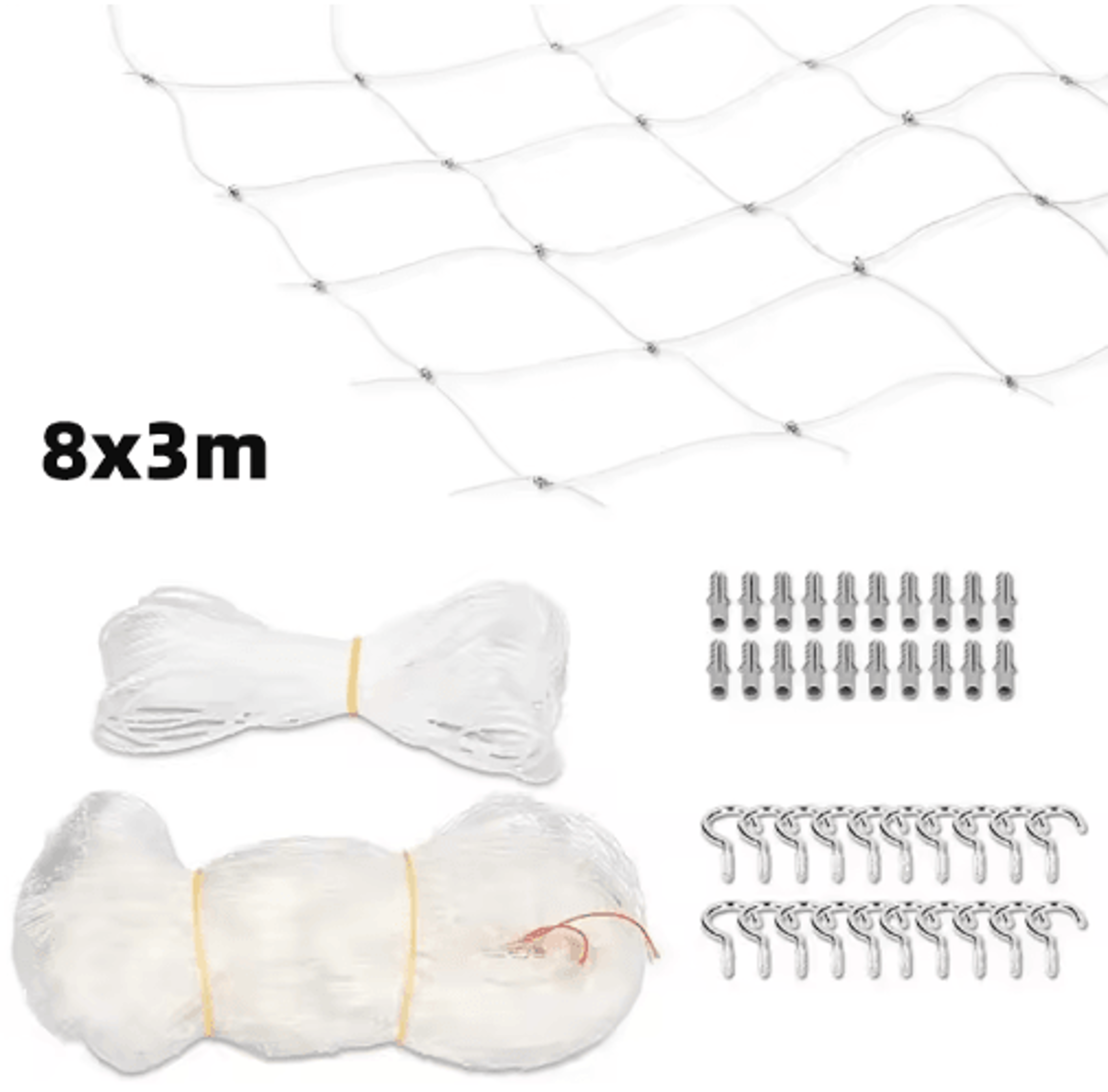 Pet Safety Net For Balconies  Durable Cat  Bird Protection Netting 2