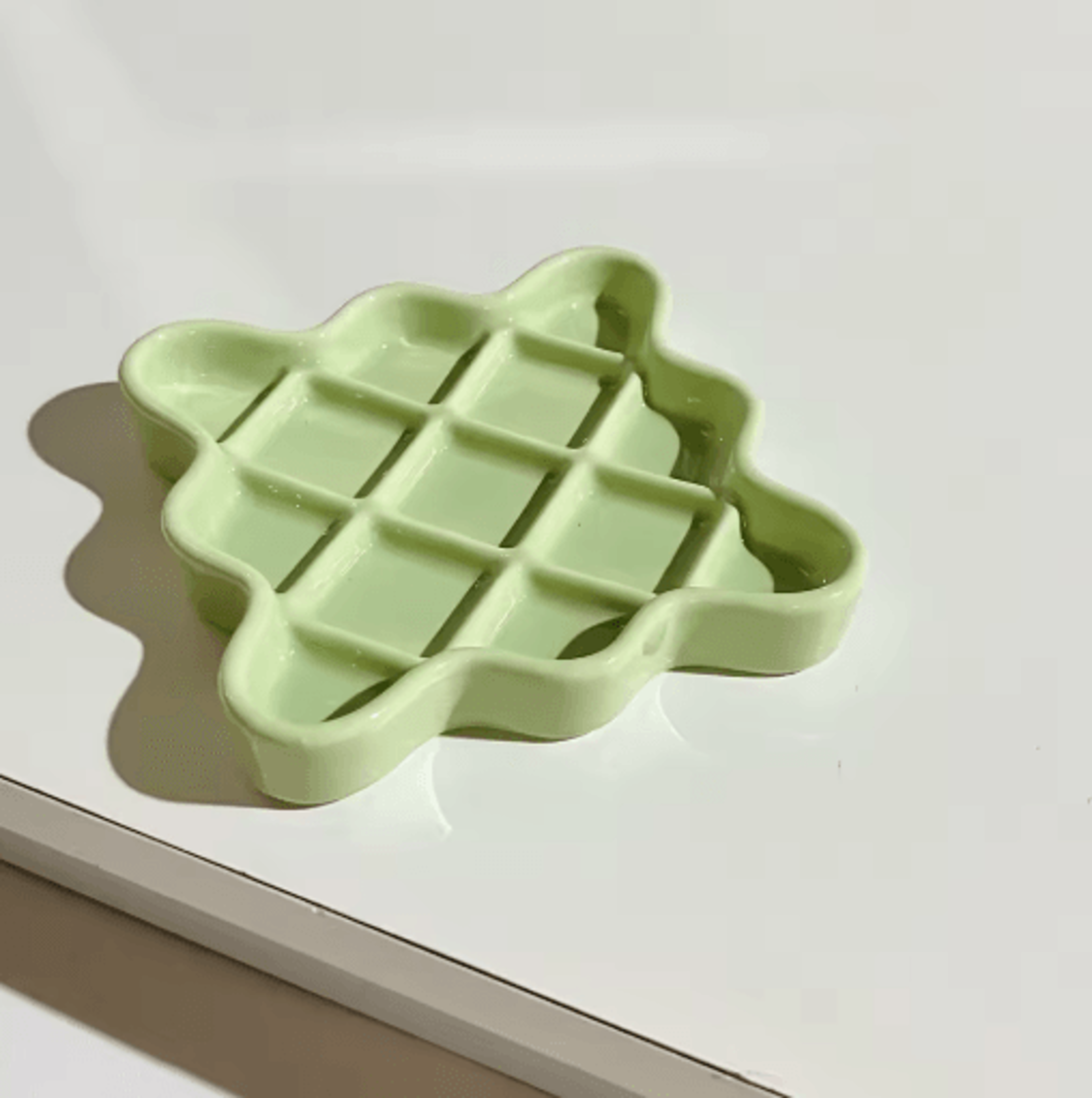 Ceramic Slow Feeder Pet Bowl  AntiChoking Lick Plate For Healthy Eating 3