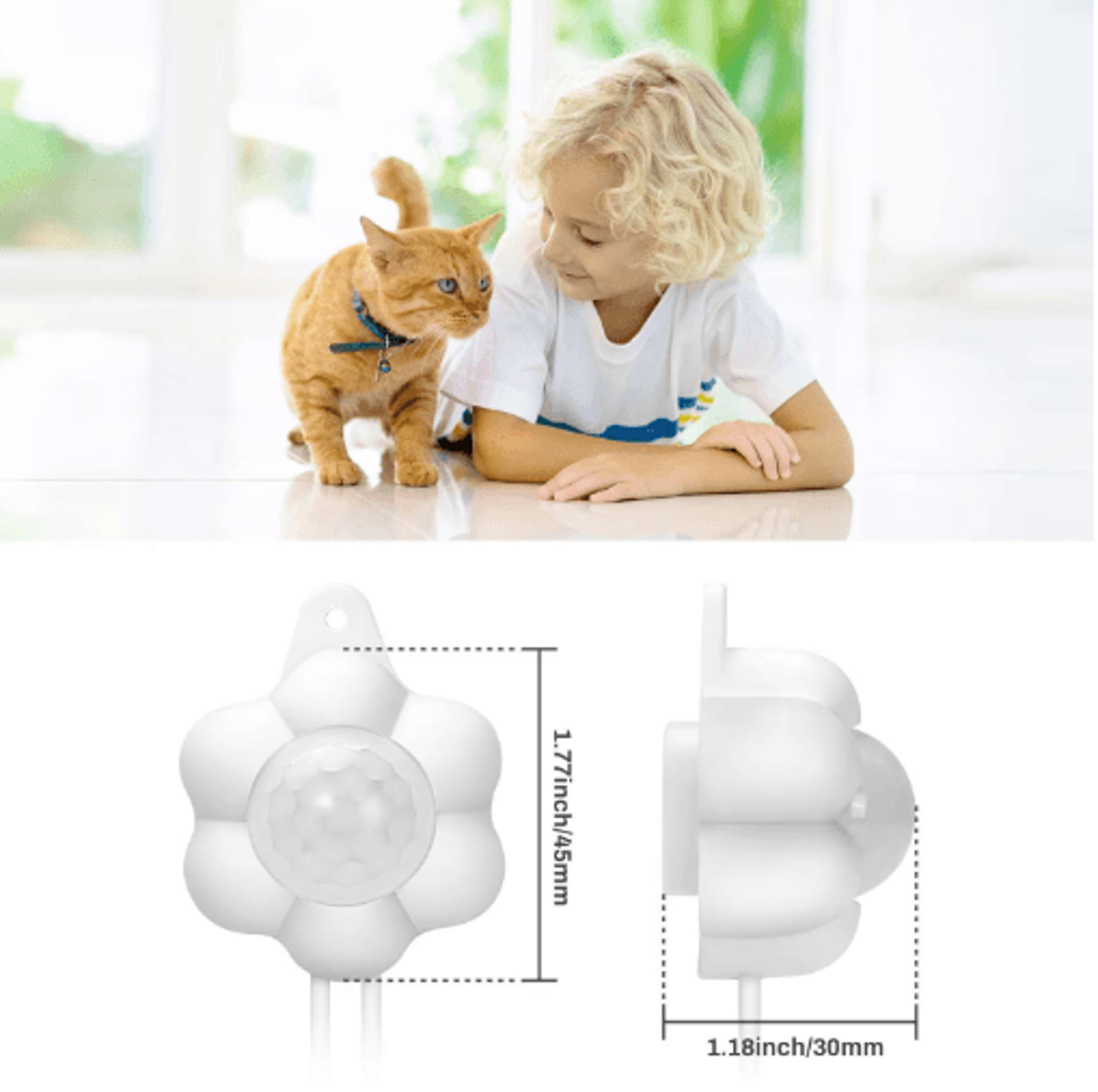 Smart Motion Sensor Pet Water Fountain Automatic USBPowered Drinking Fountain For Cats  Dogs 0