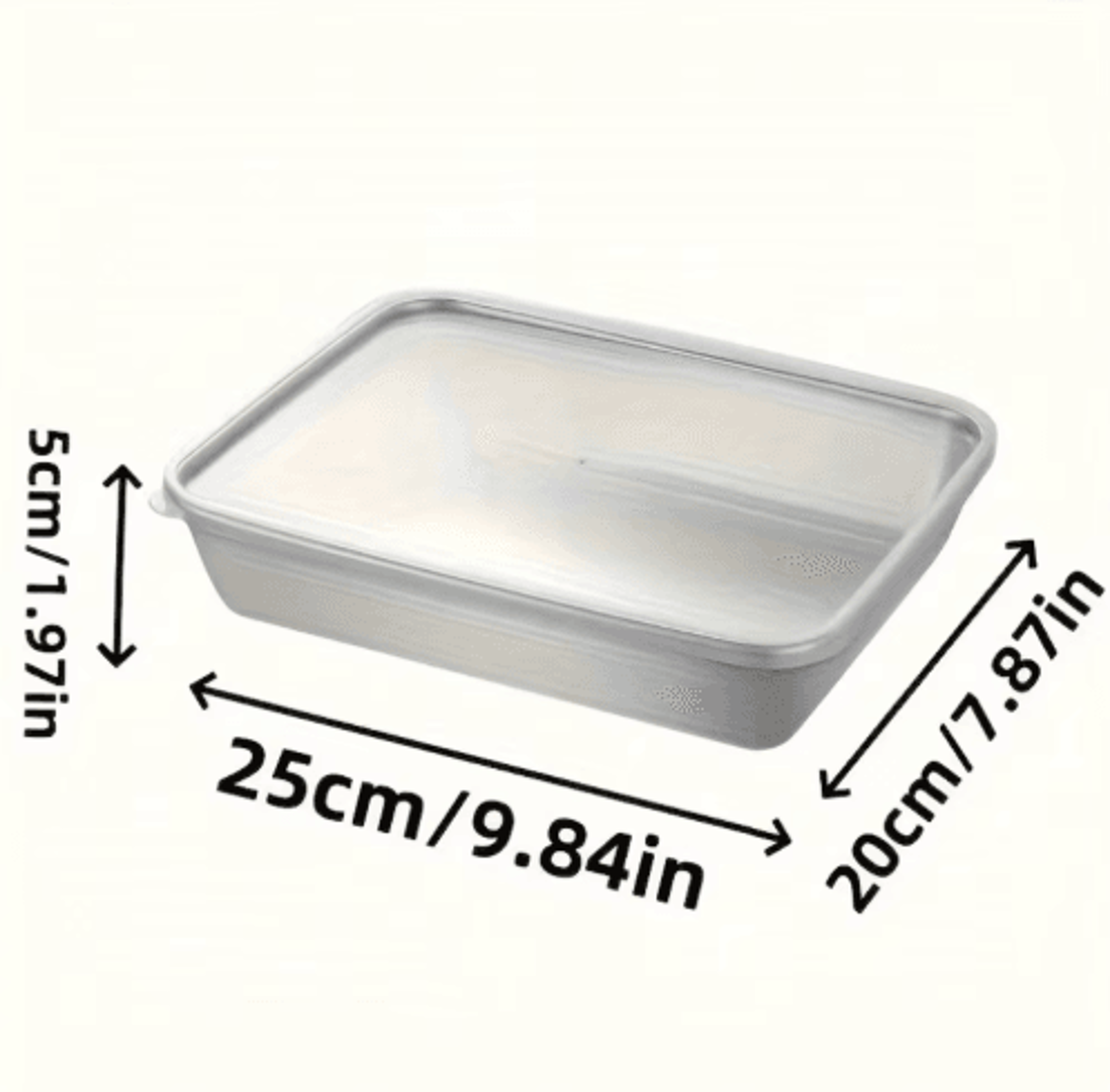 4Piece Stainless Steel Baking Pan Set With Lids For Roasting  Meal Prep 4