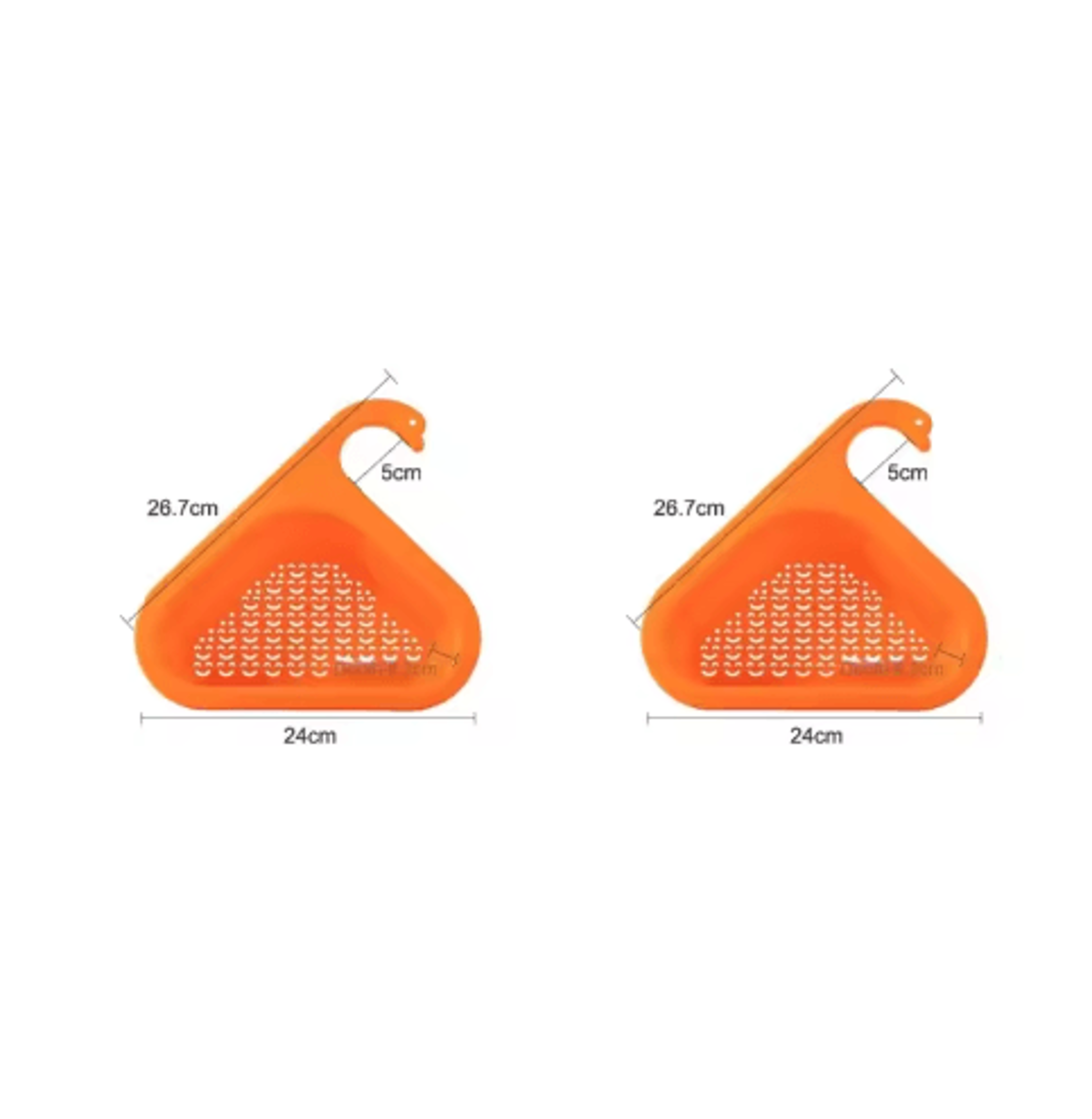 SwanShaped Kitchen Sink Strainer Basket For Food Scraps  Vegetable Draining 1