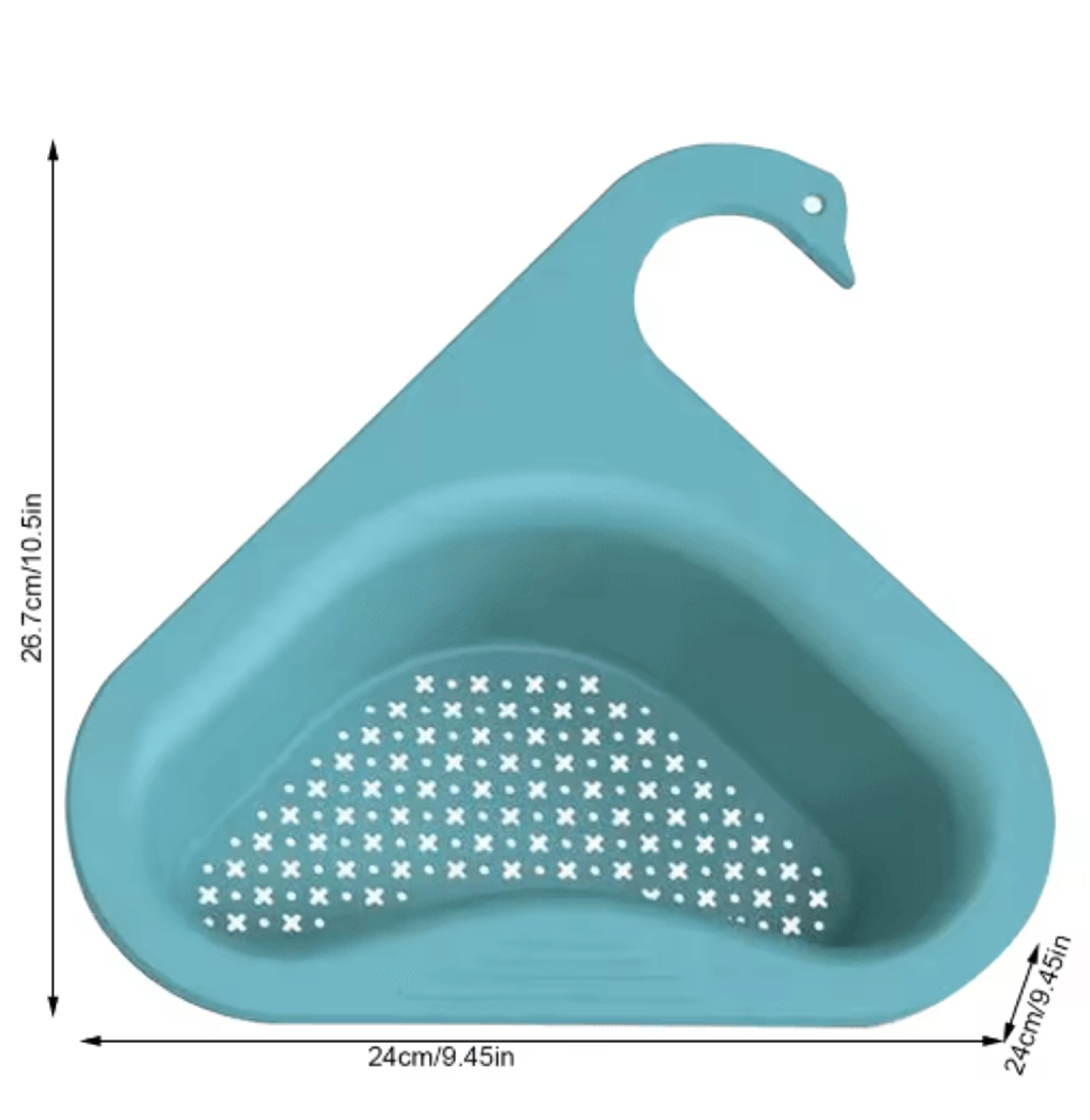SwanShaped Kitchen Sink Strainer Basket For Food Scraps  Vegetable Draining 7
