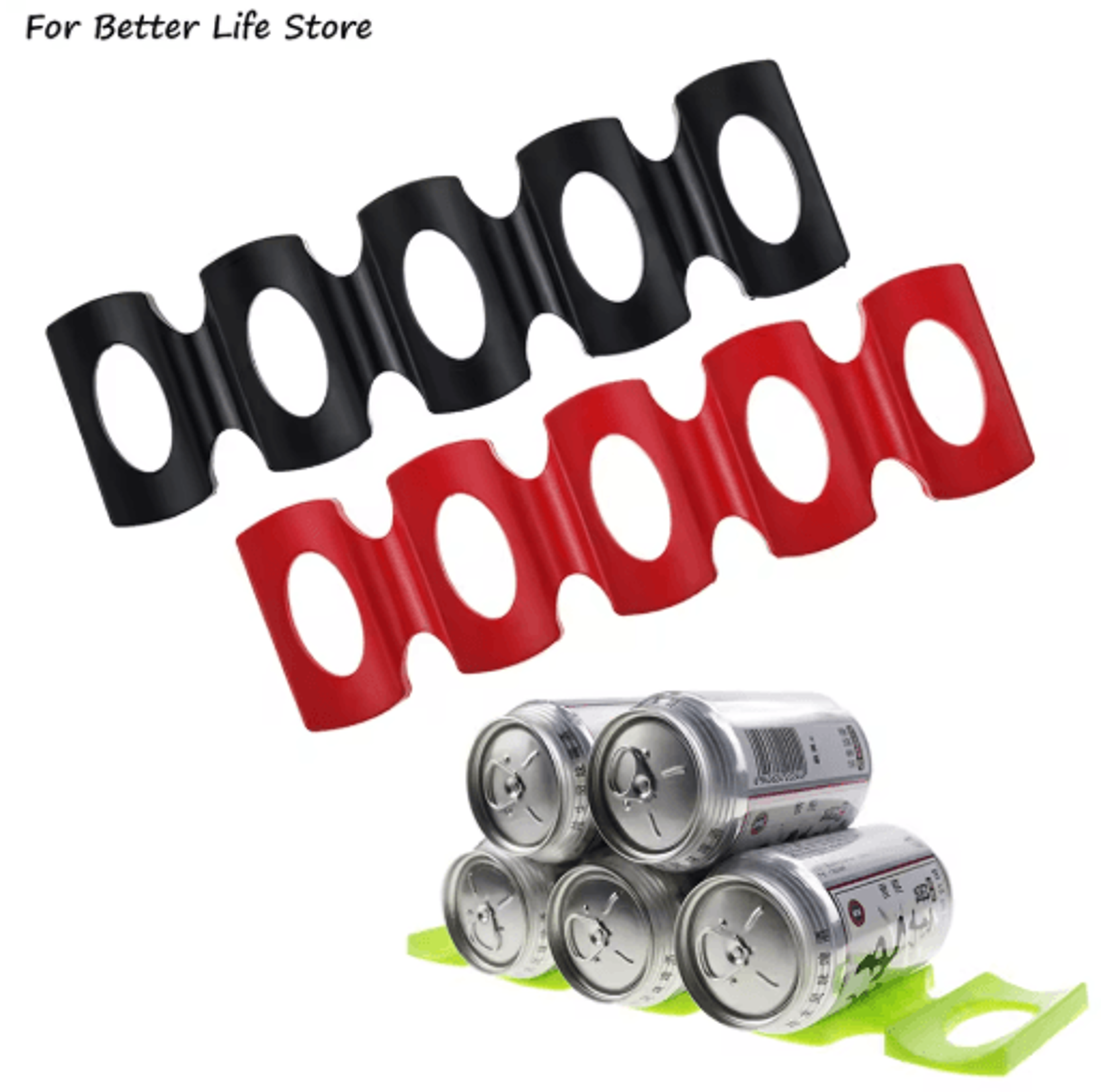 Silicone Can Stacking Pad For Drink Can  Bottle Organization 0