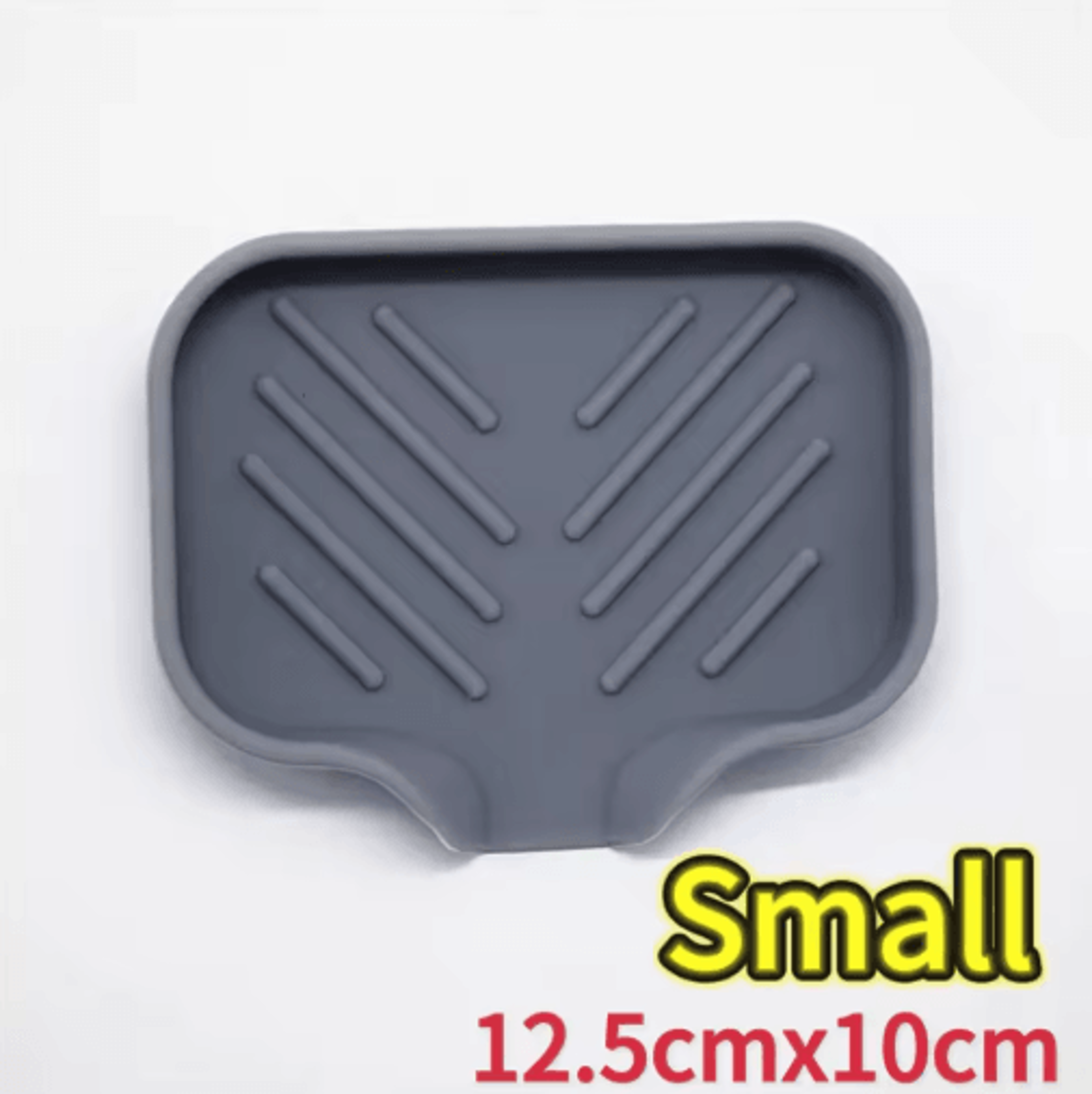 Silicone Sink Tray With Drainage For Soap Sponge  Brush Organization 7