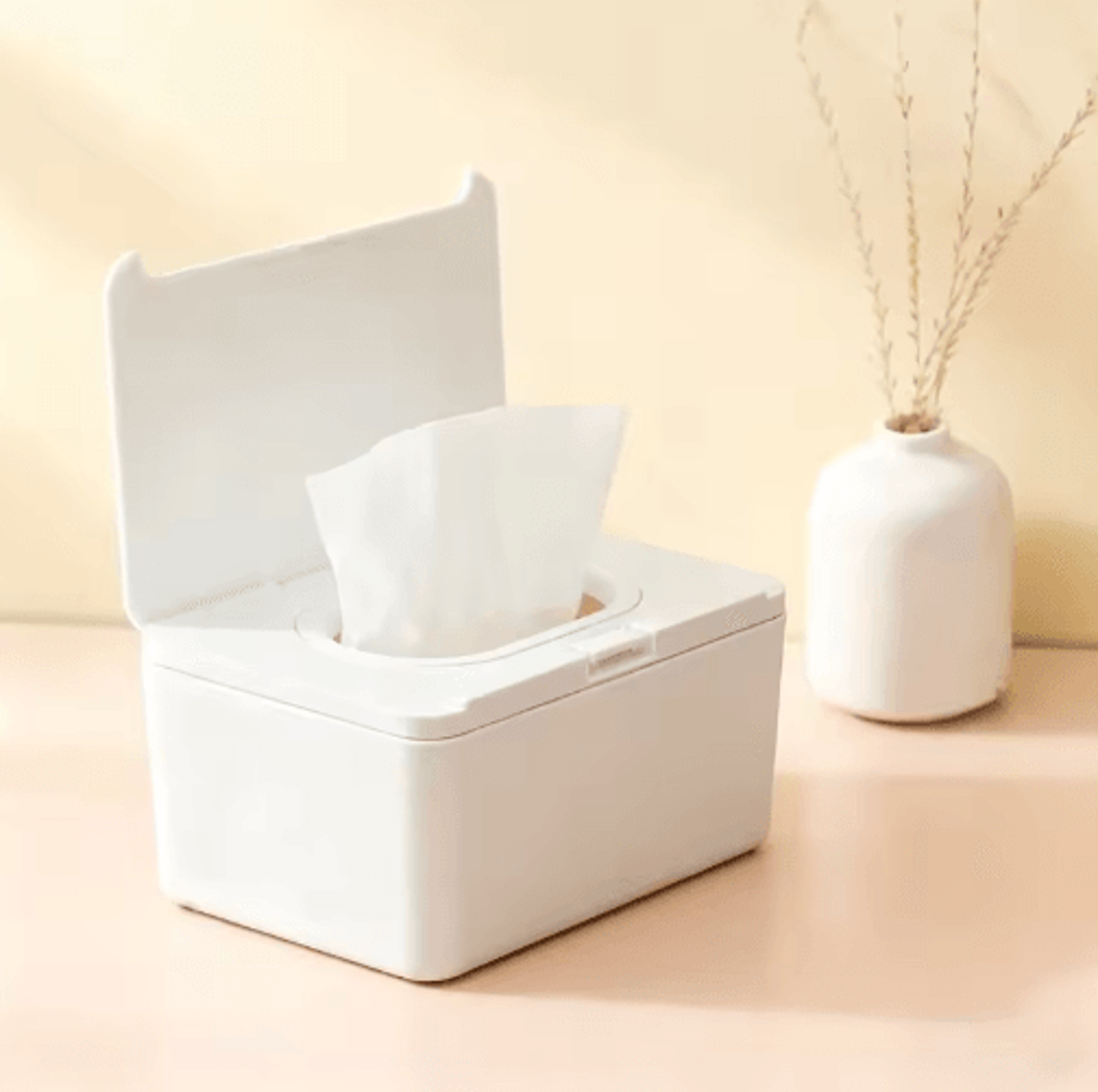 Automatic FlipTop Tissue  Wet Wipes Storage Box For Home And Office 3