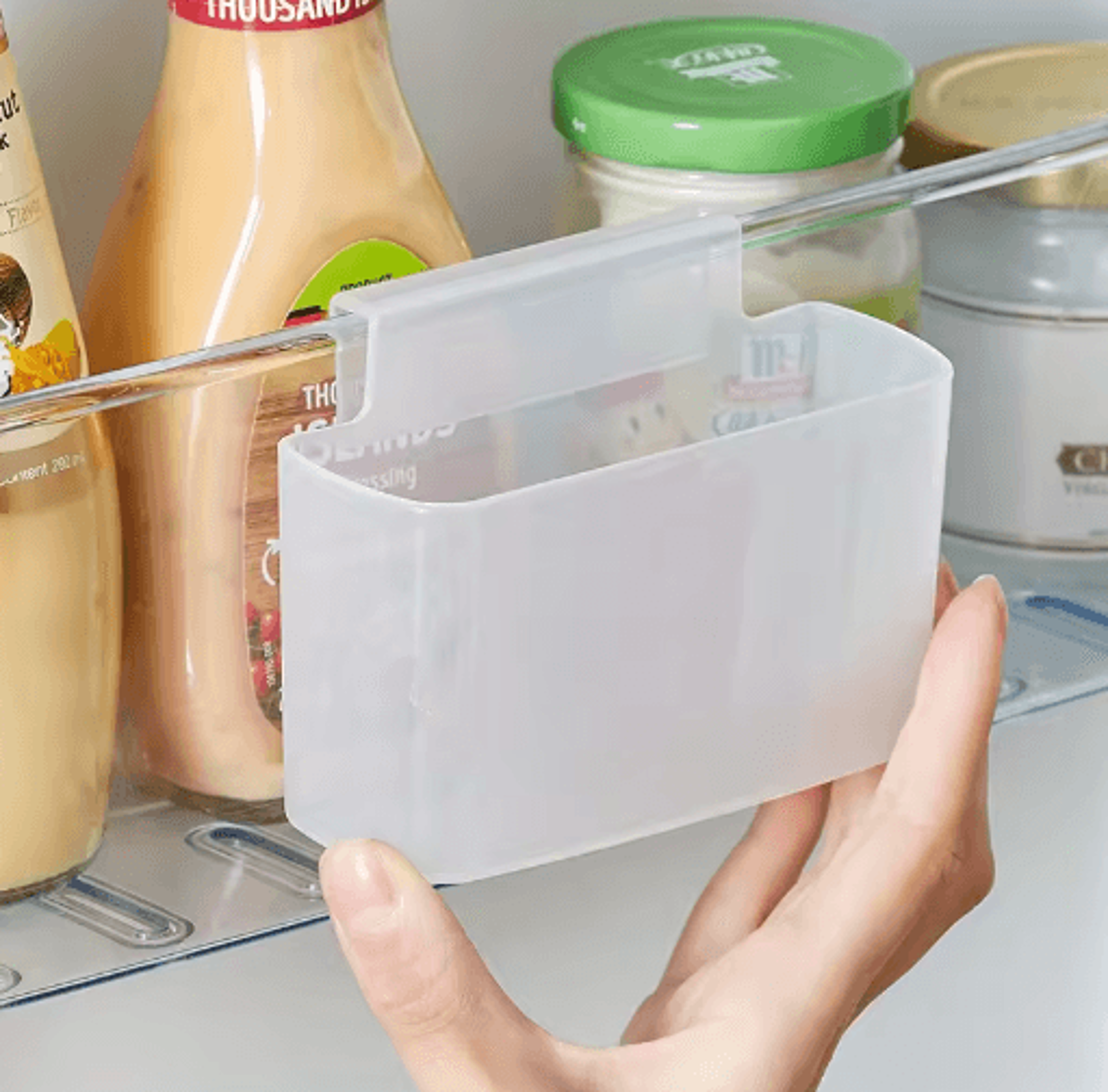 Refrigerator Side Door Storage Organizer Box For Small Items  Kitchen Essentials 2