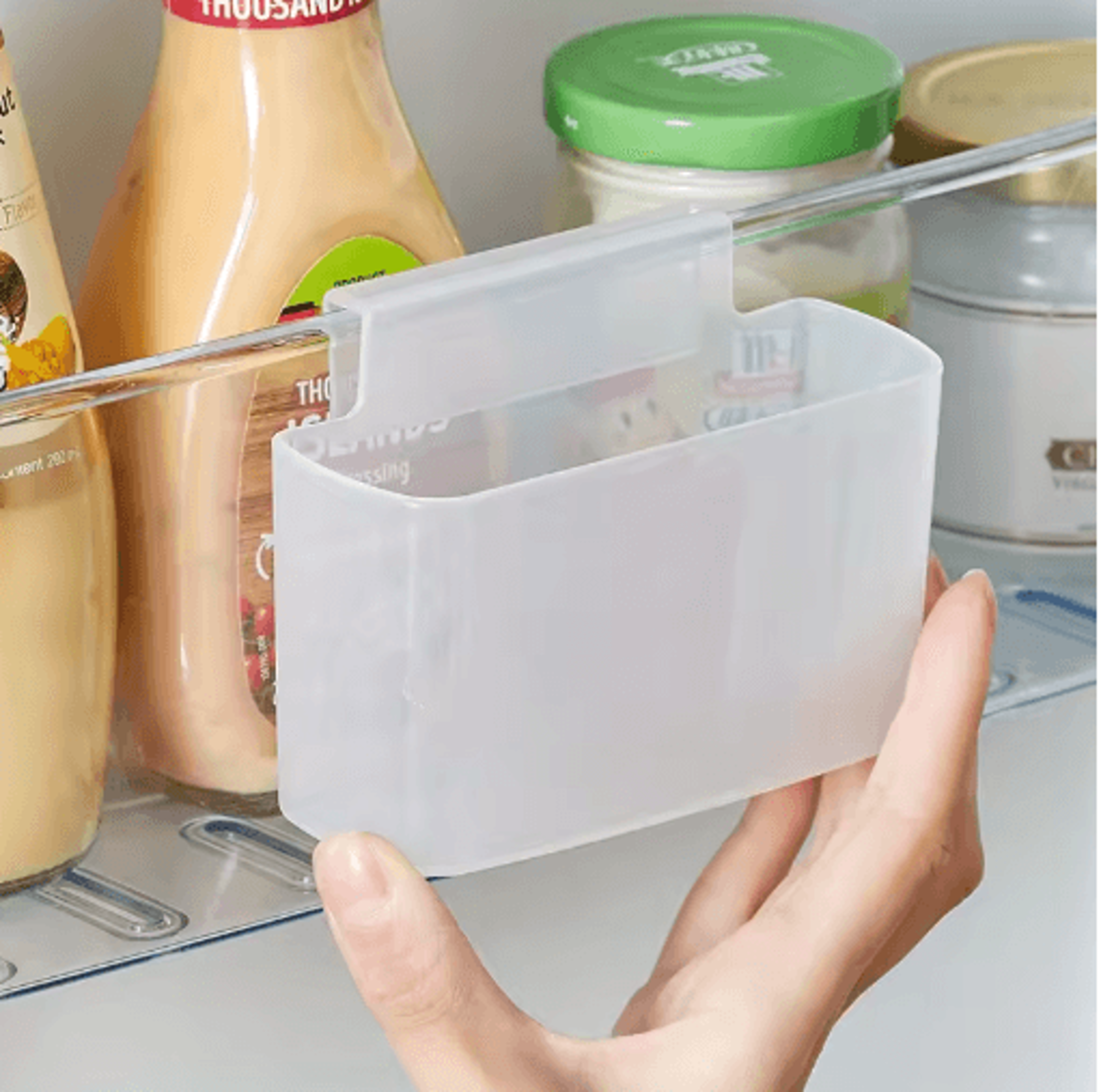 Refrigerator Side Door Storage Organizer Box For Small Items  Kitchen Essentials 3