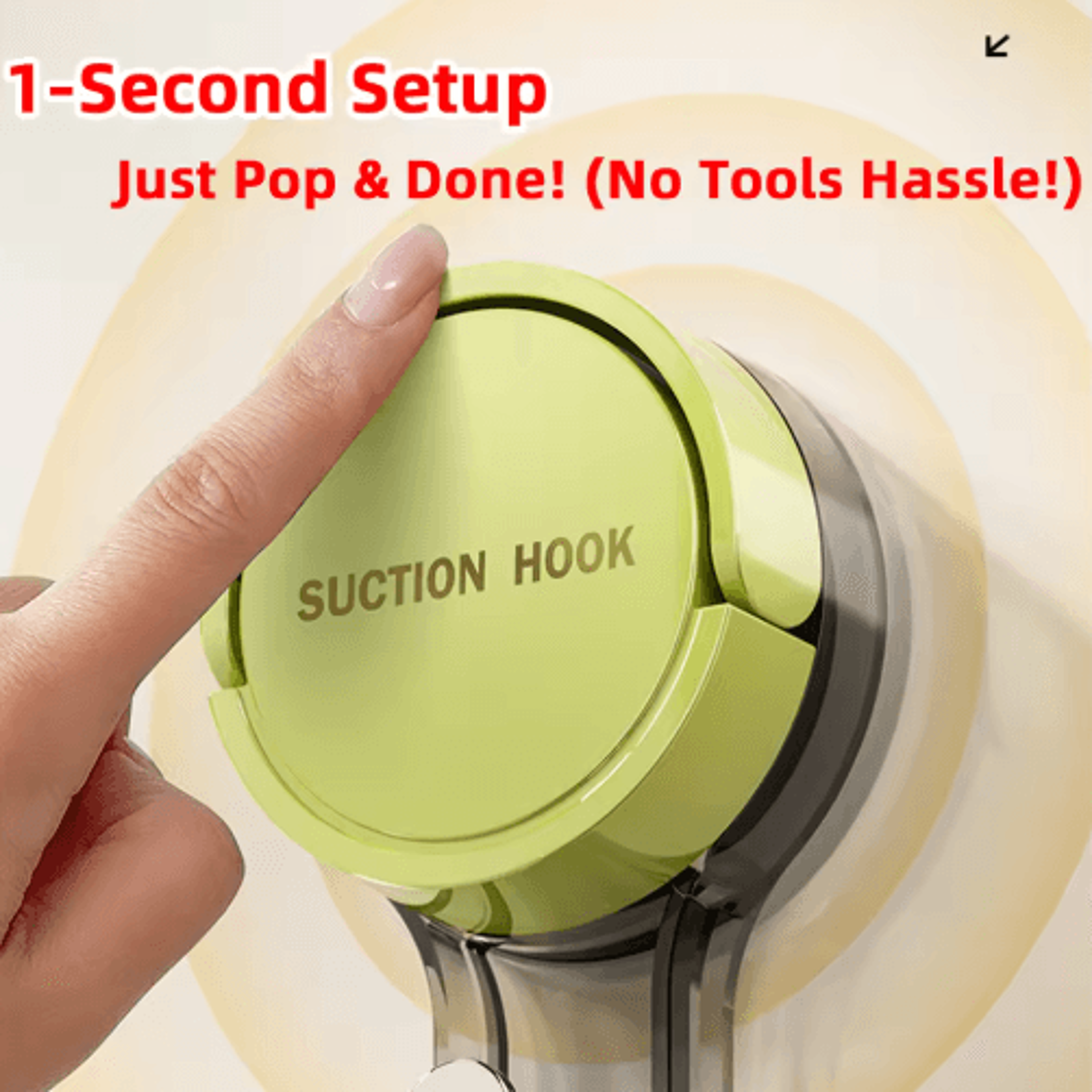 Strong Vacuum Suction Hooks For Bathroom Kitchen  Home Organization 5