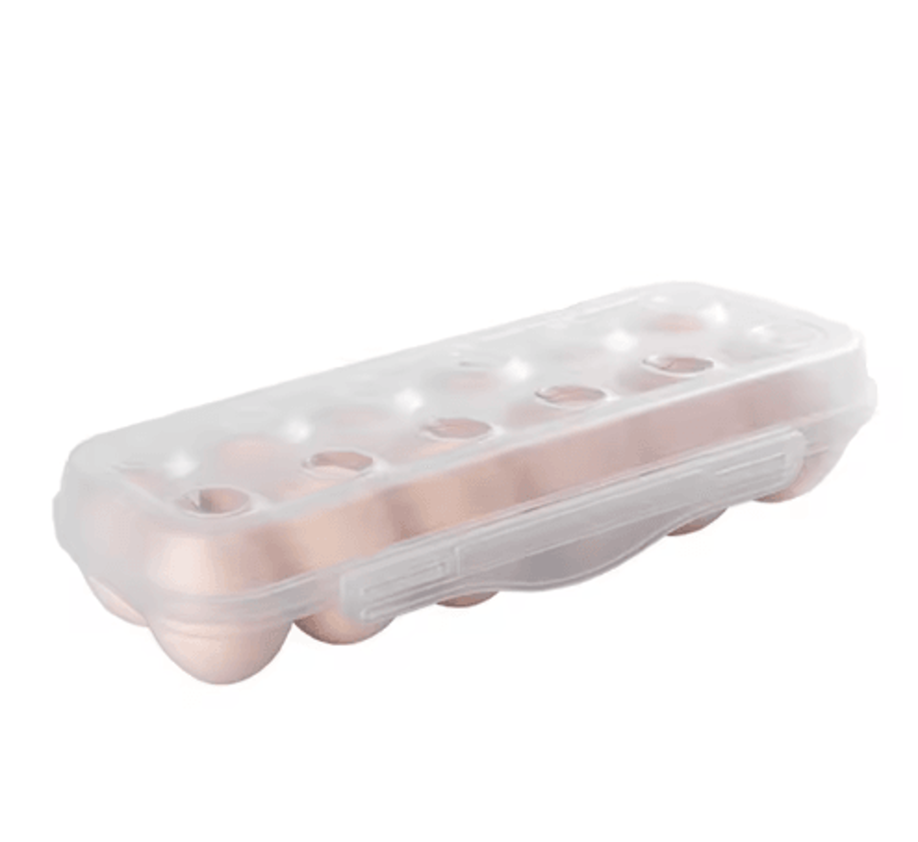 Egg Storage Box With Lid  1218 Grid Refrigerator Egg Organizer Tray 1