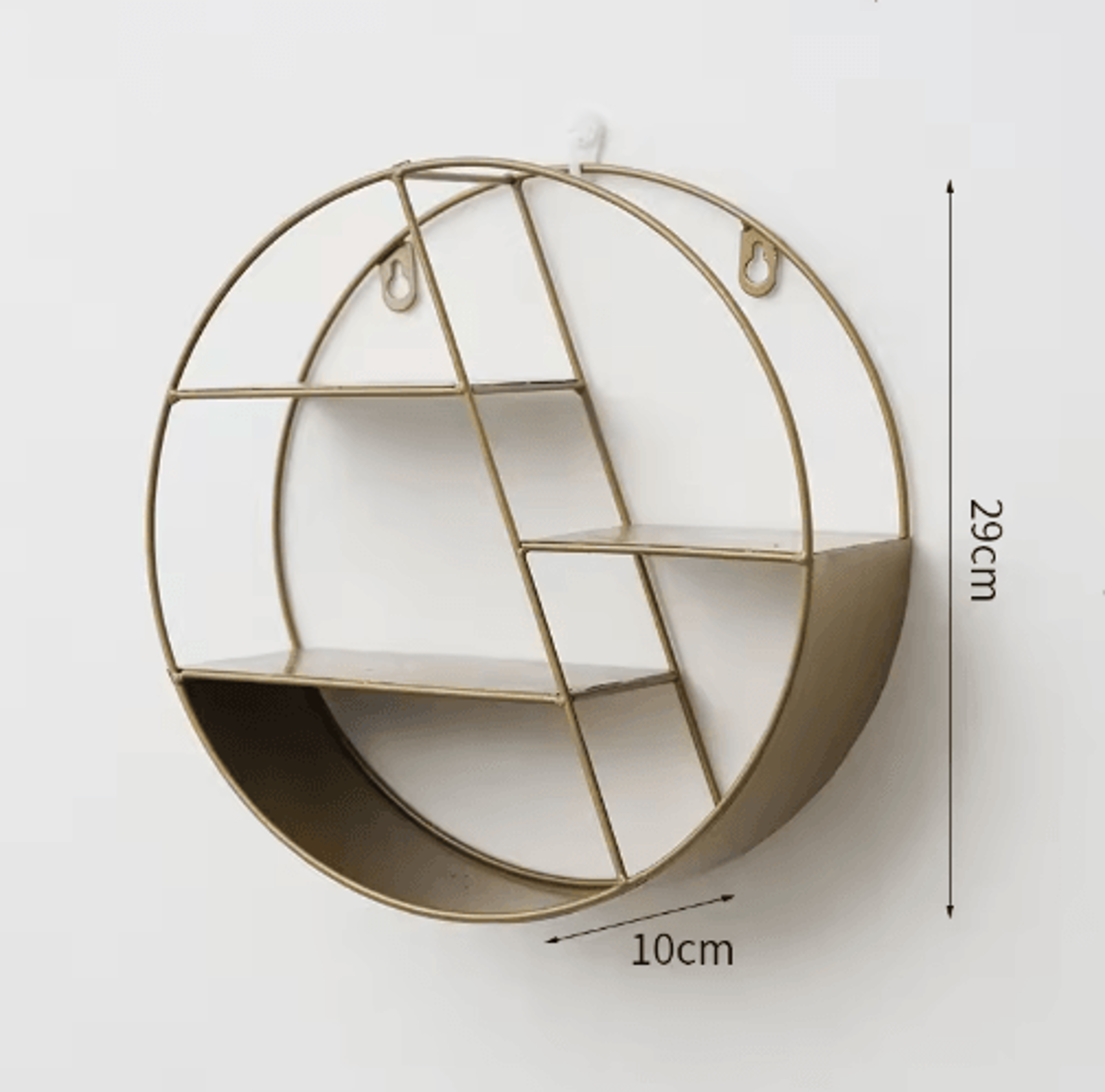 Nordic Round Floating Wall Shelf For Plants  Home Decor 2