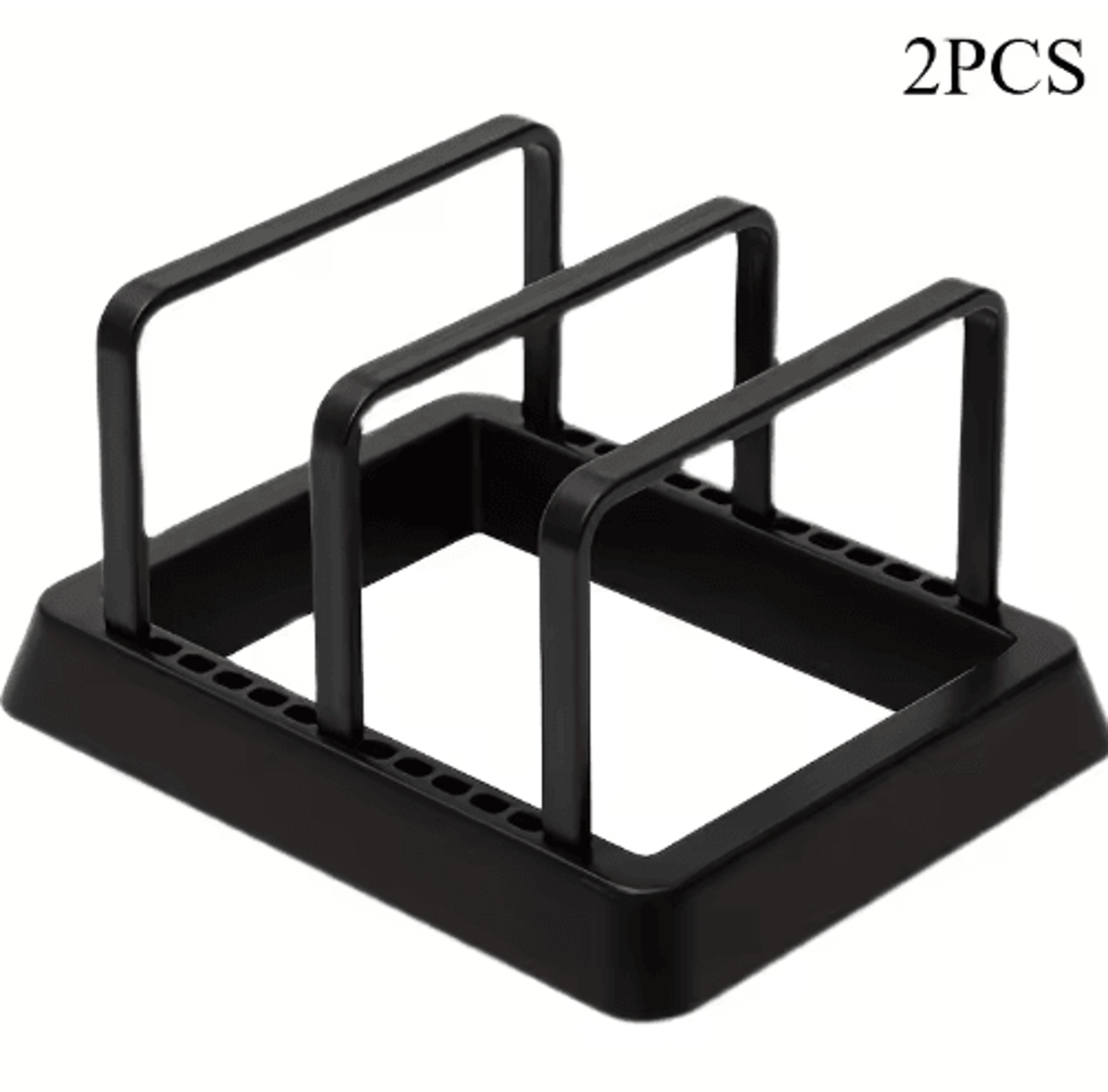 Adjustable Kitchen Pot  Pan Organizer Rack Dish Plate Storage Stand 1