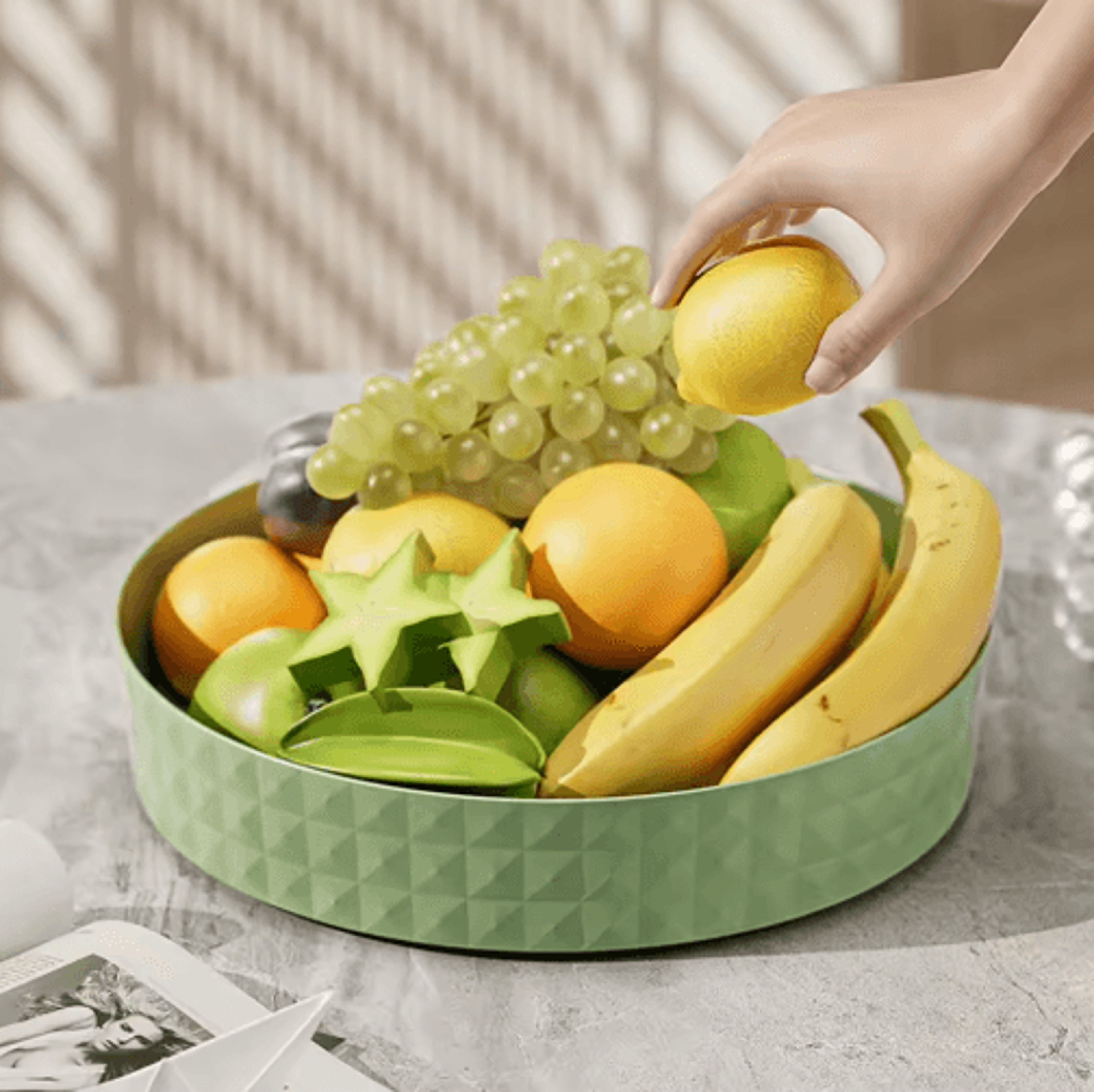 360 Rotating Spice Rack Organizer  NonSlip Kitchen  Cosmetic Storage Tray 5