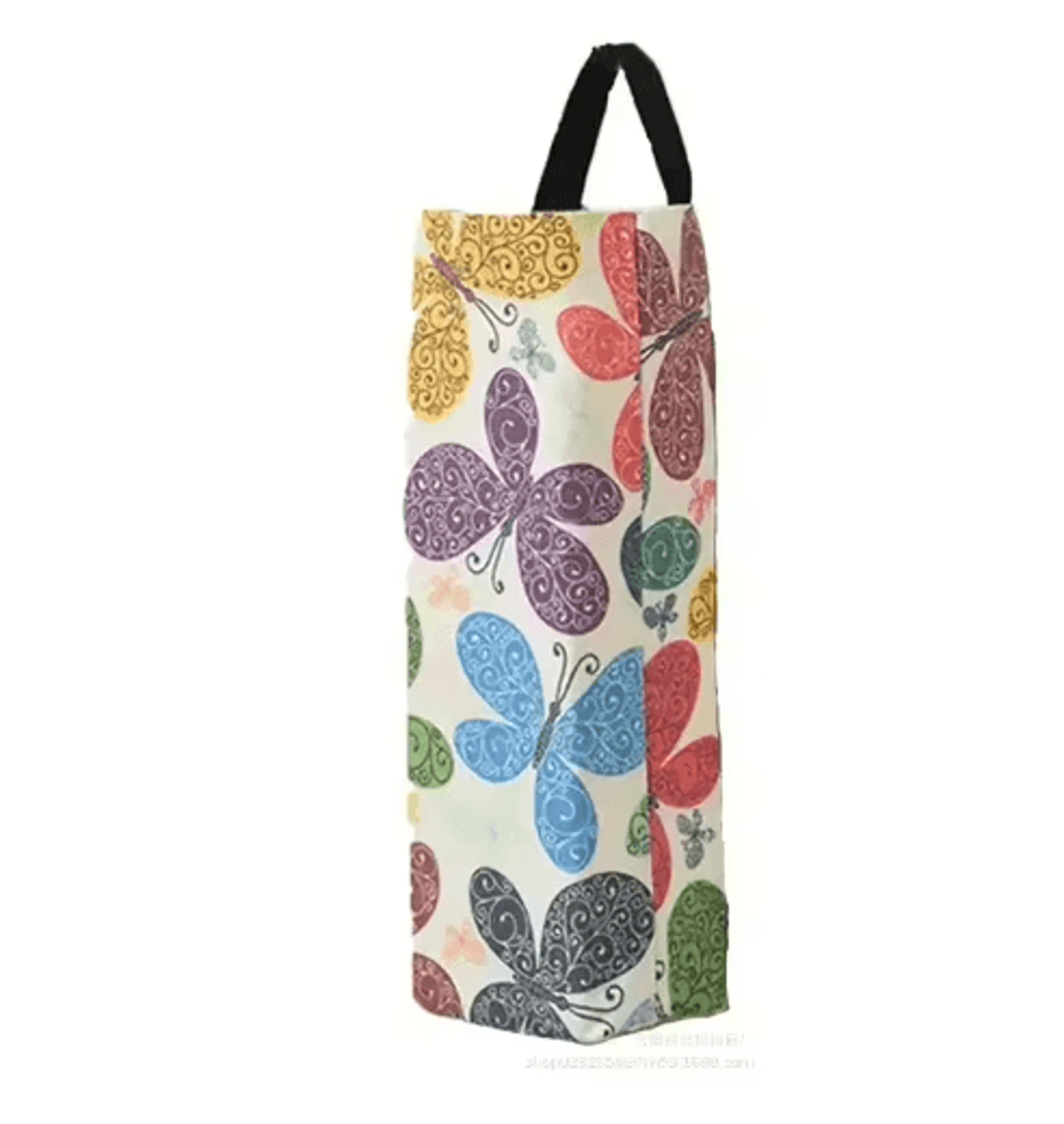WallMounted Plastic Bag Holder  Hanging Garbage Bag Storage Organizer 5