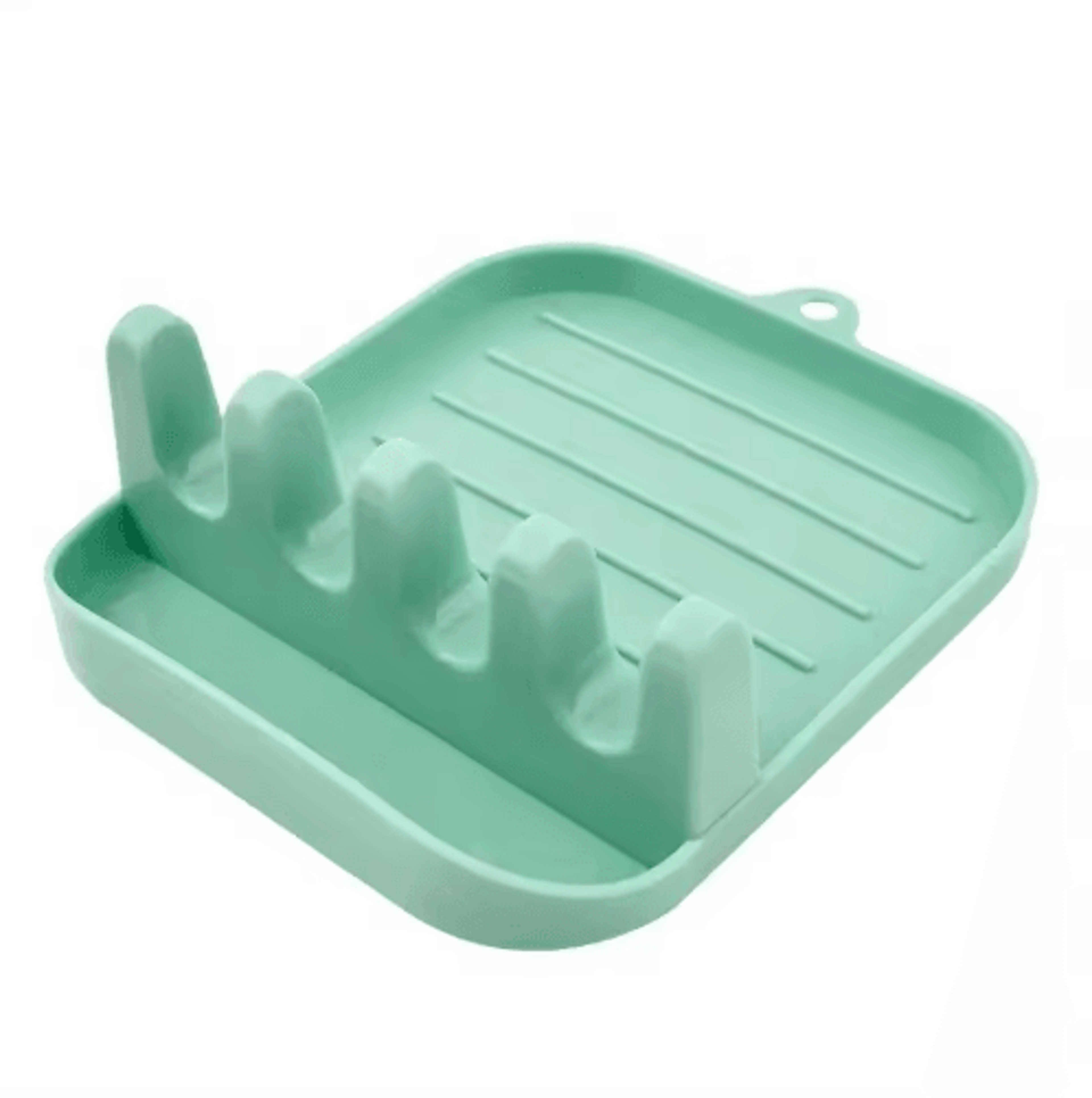 AllinOne Spoon Rest  Pot Lid Organizer Kitchen Utensil Holder 4