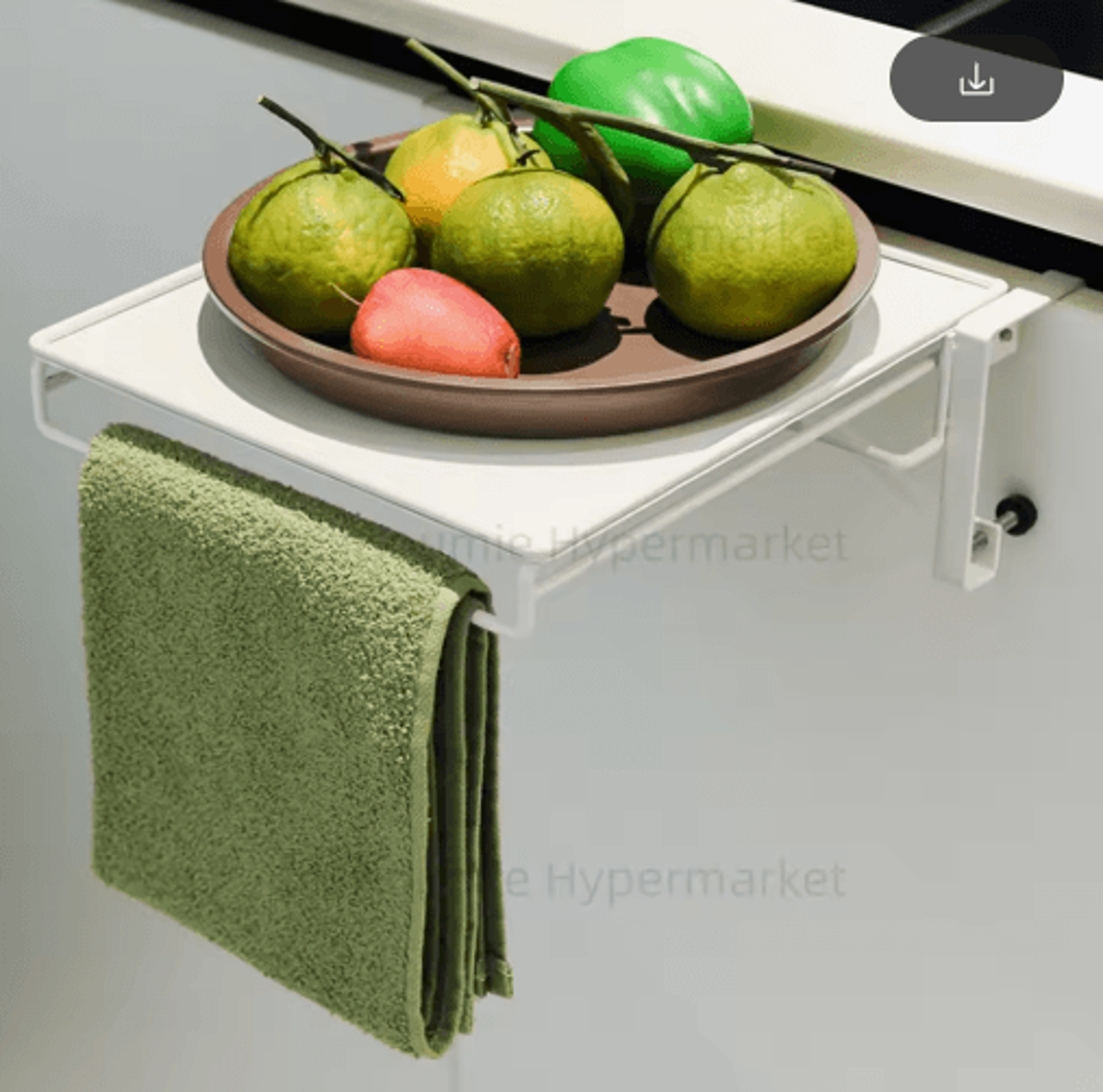 Foldable Stainless Steel Magic Shelf  SpaceSaving Cabinet  Countertop Organizer 4