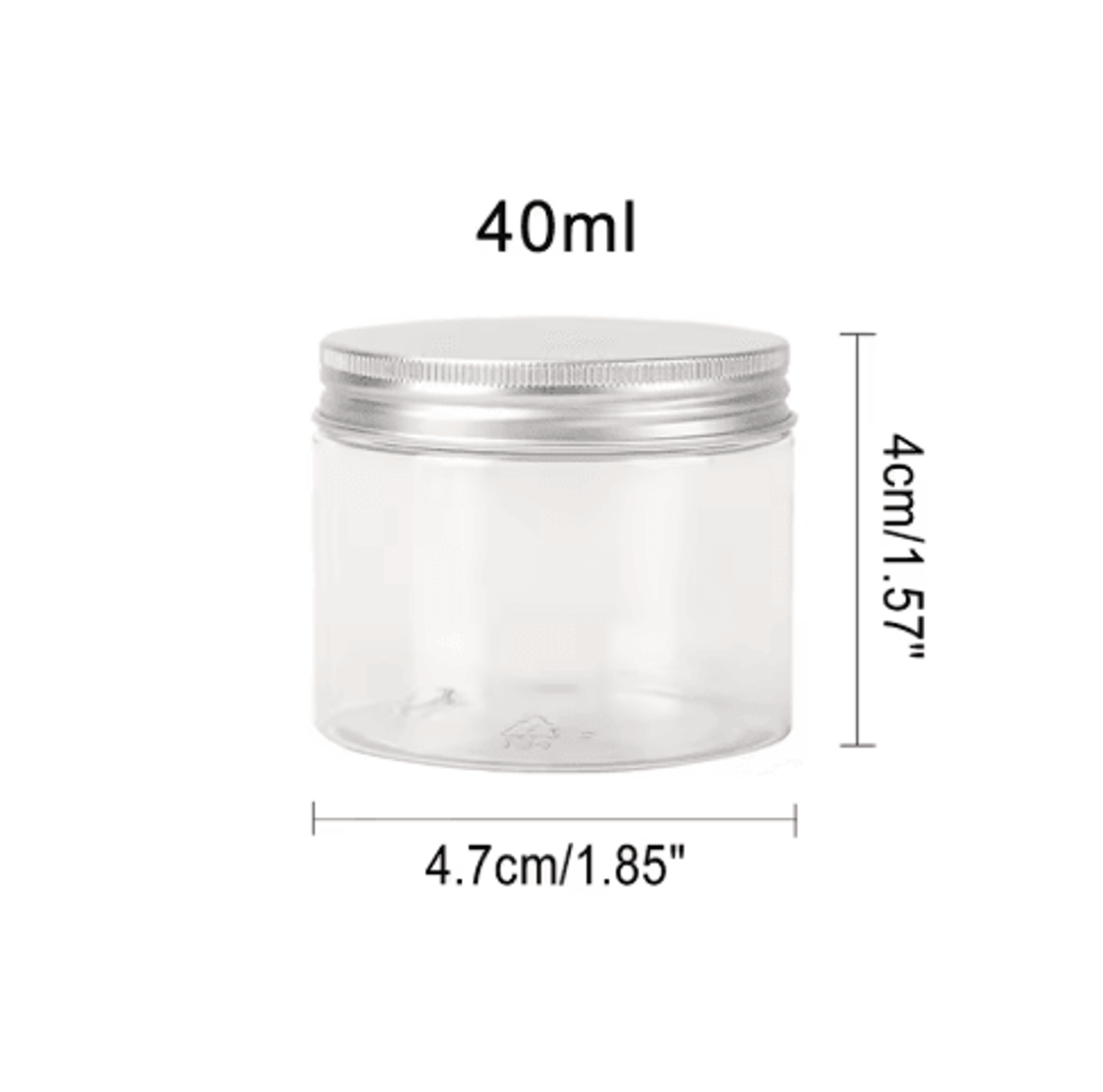 Aluminum Storage Jars With Lids  Refillable Cosmetic  Food Travel Containers 20250ml 11