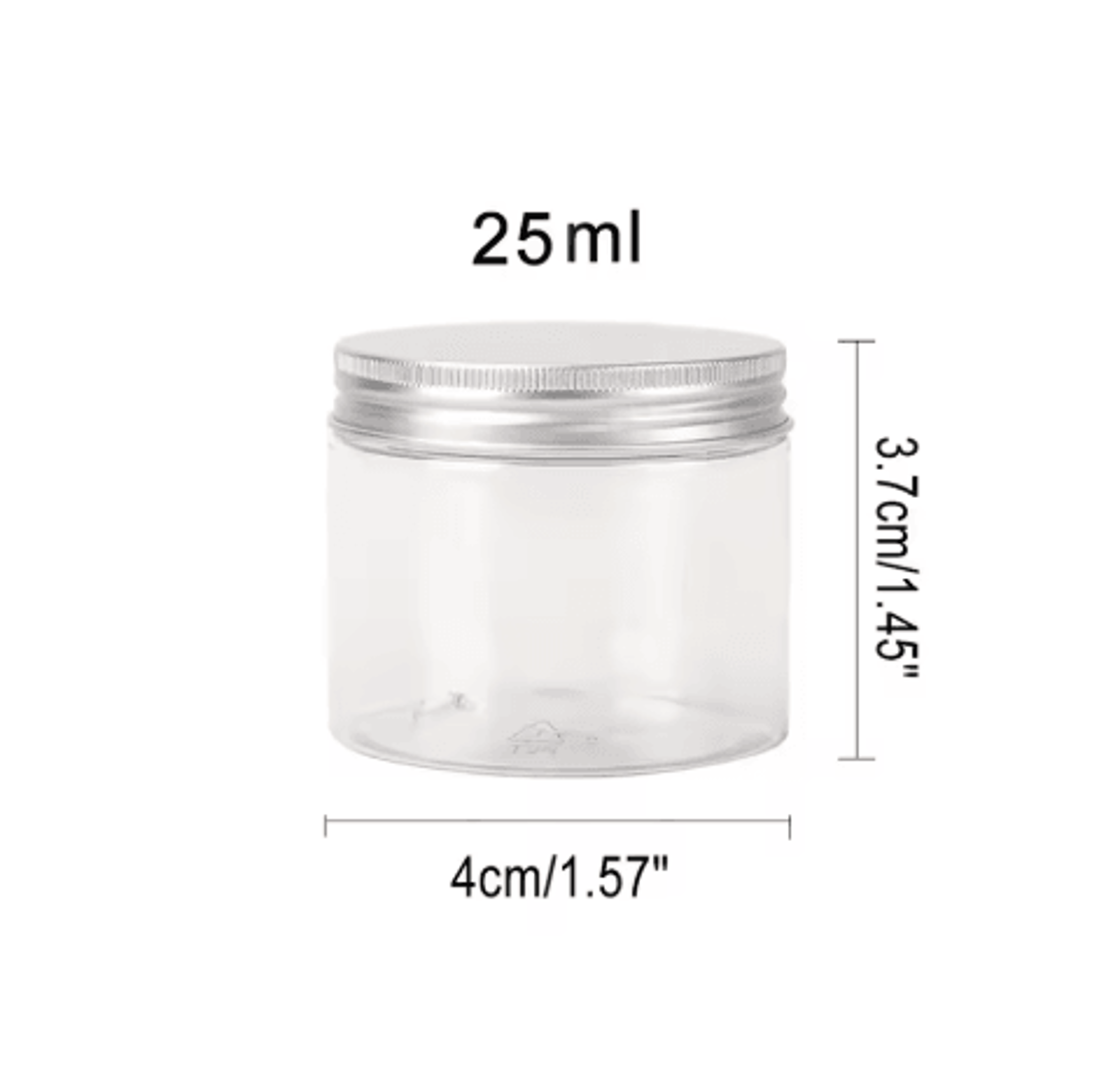 Aluminum Storage Jars With Lids  Refillable Cosmetic  Food Travel Containers 20250ml 13