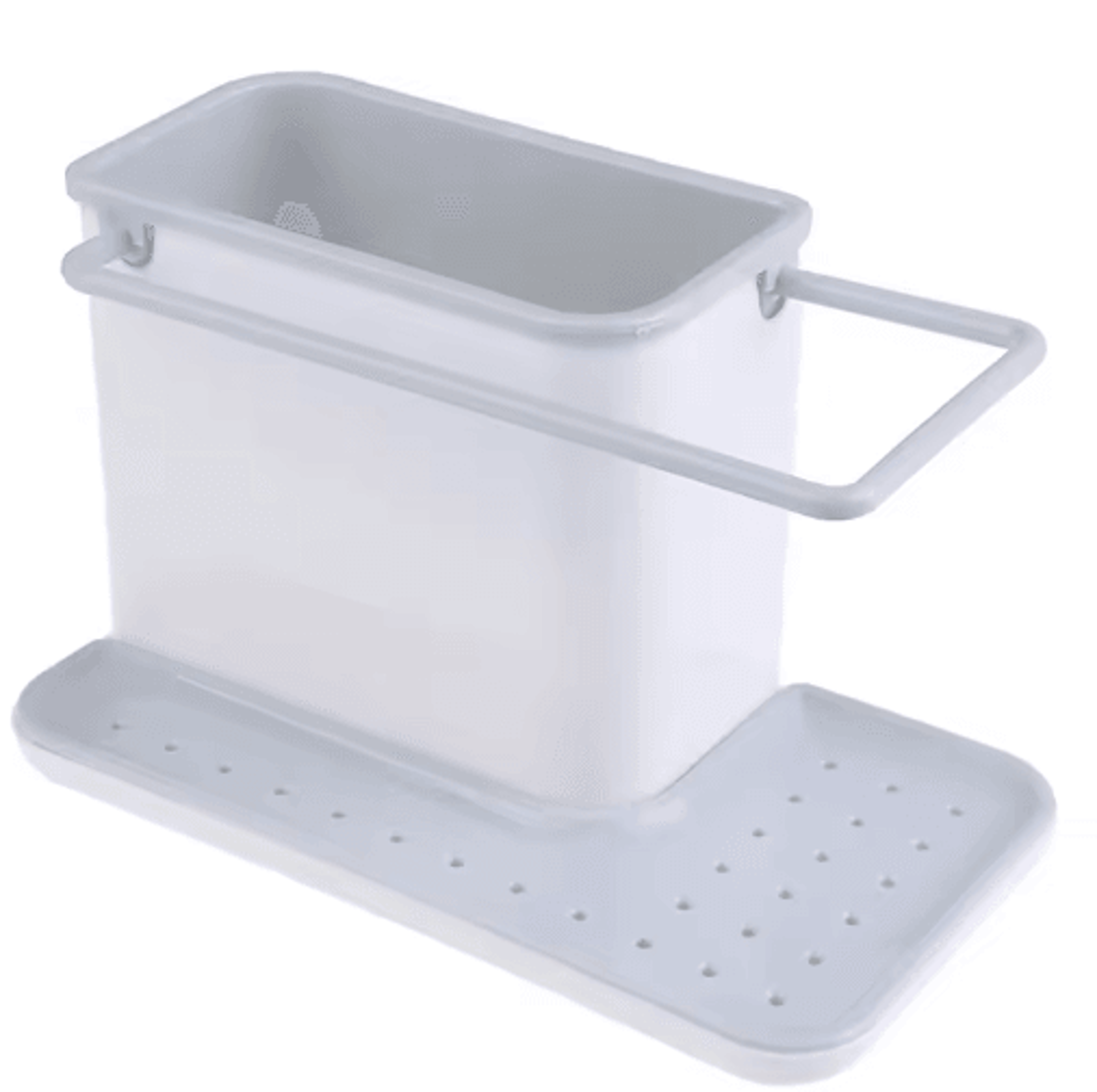 Kitchen Sink Organizer Shelf  MultiFunctional Appliance Rack With Dishwashing Cloth Holder  Storage 1