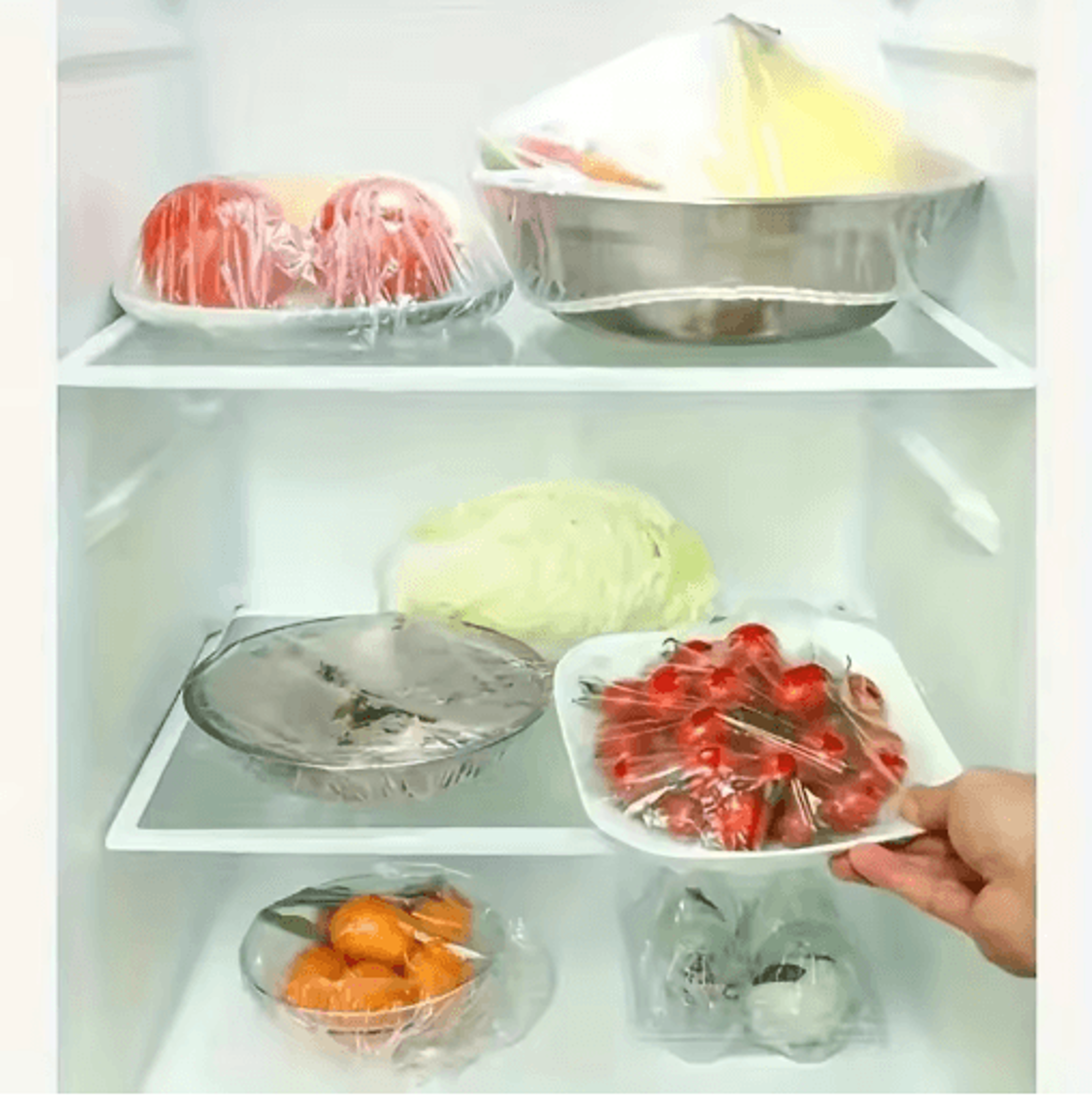 Reusable Elastic Bowl Covers  Stretch Food Covers For Plates Bowls  Bread Proofing 4