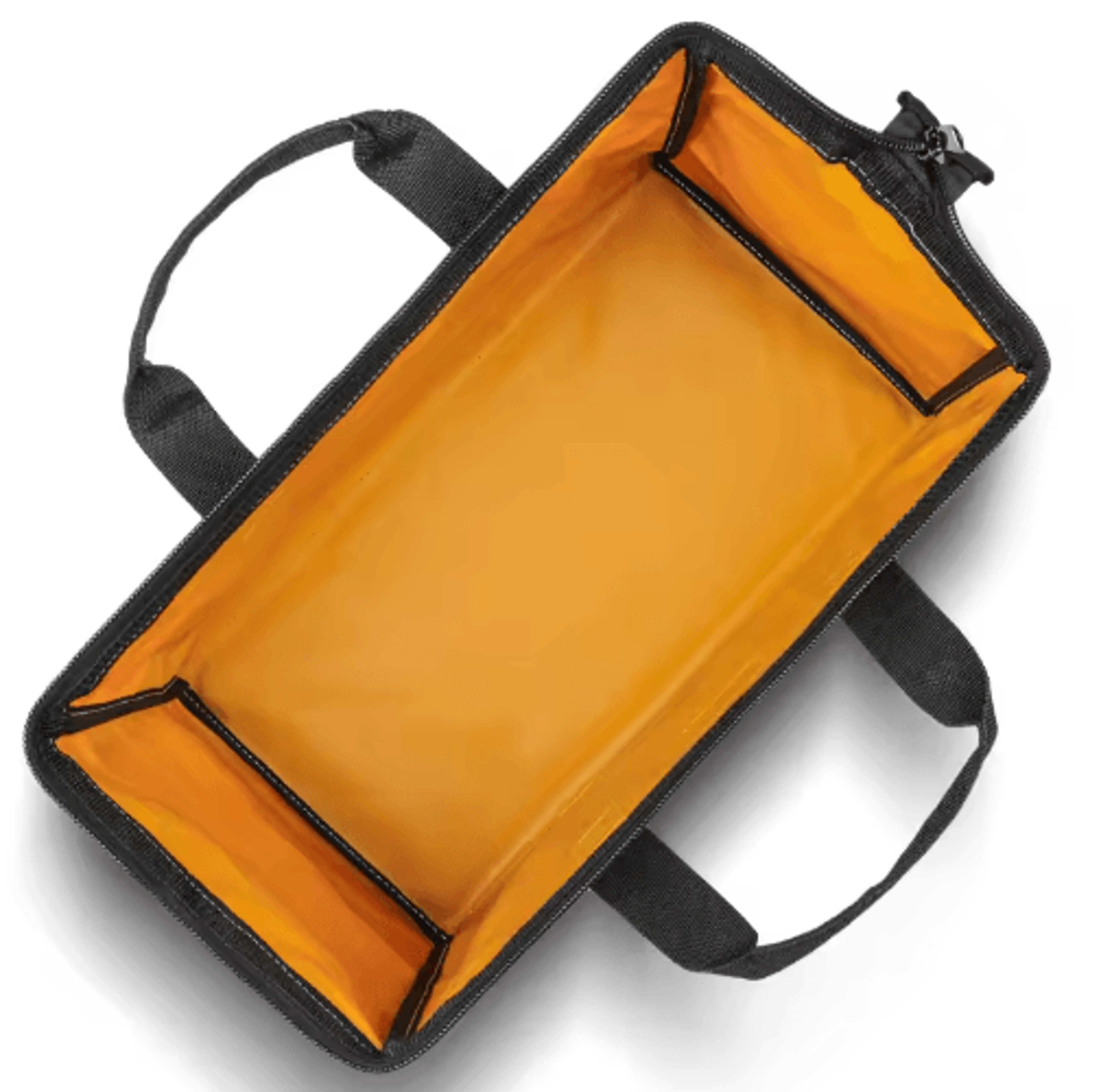 Heavy Duty Wide Mouth Tool Bag  Portable Tool Tote For Electricians Carpenters  Mechanics Yellow 7