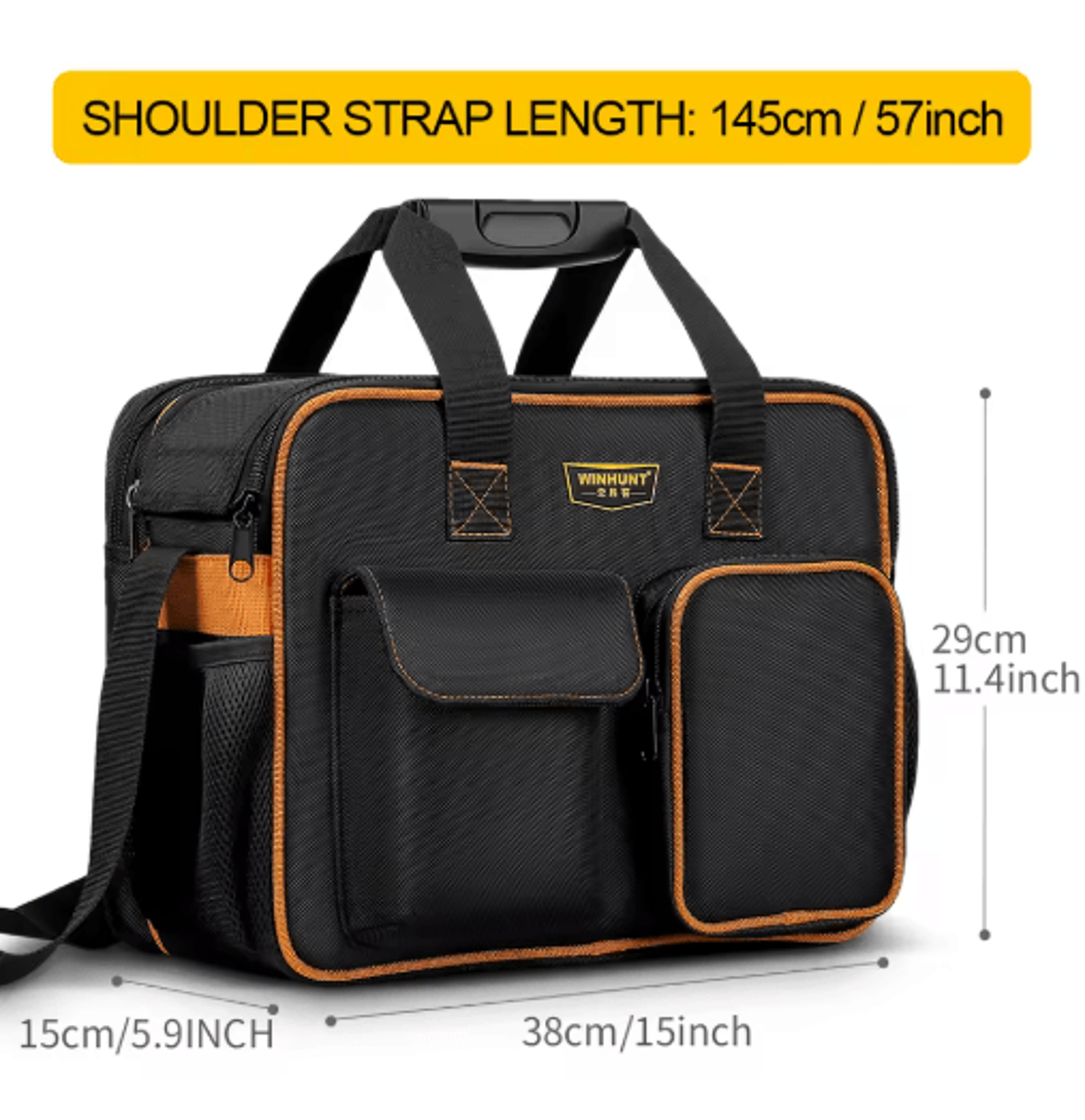 Heavy Duty Electrician Tool Bag  Large Capacity MultiFunctional Repair Tool Organizer 1