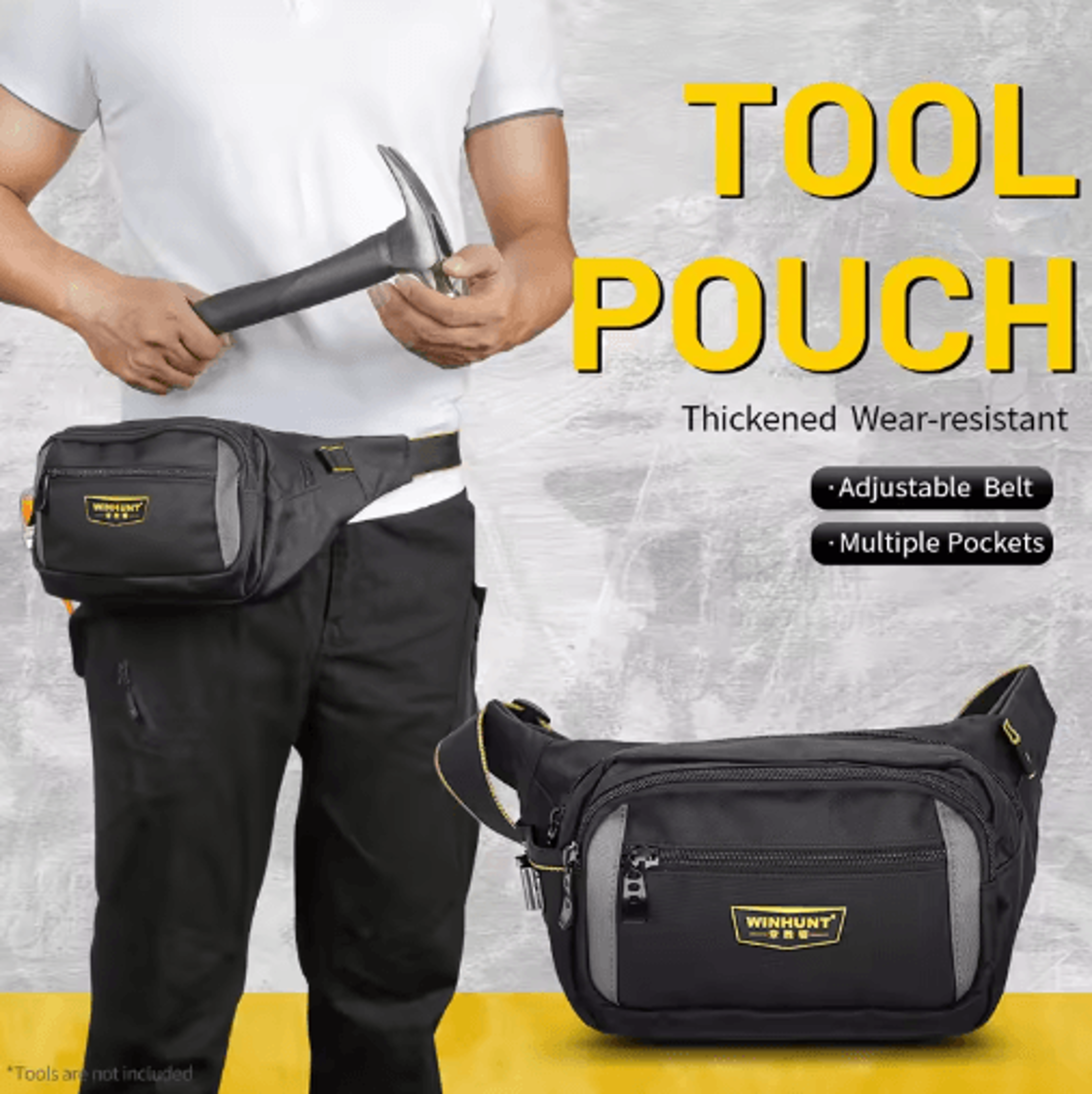 HeavyDuty Electrician Waist Bag  Durable Oxford Cloth Tool Organizer With MultiPocket Storage For H 0