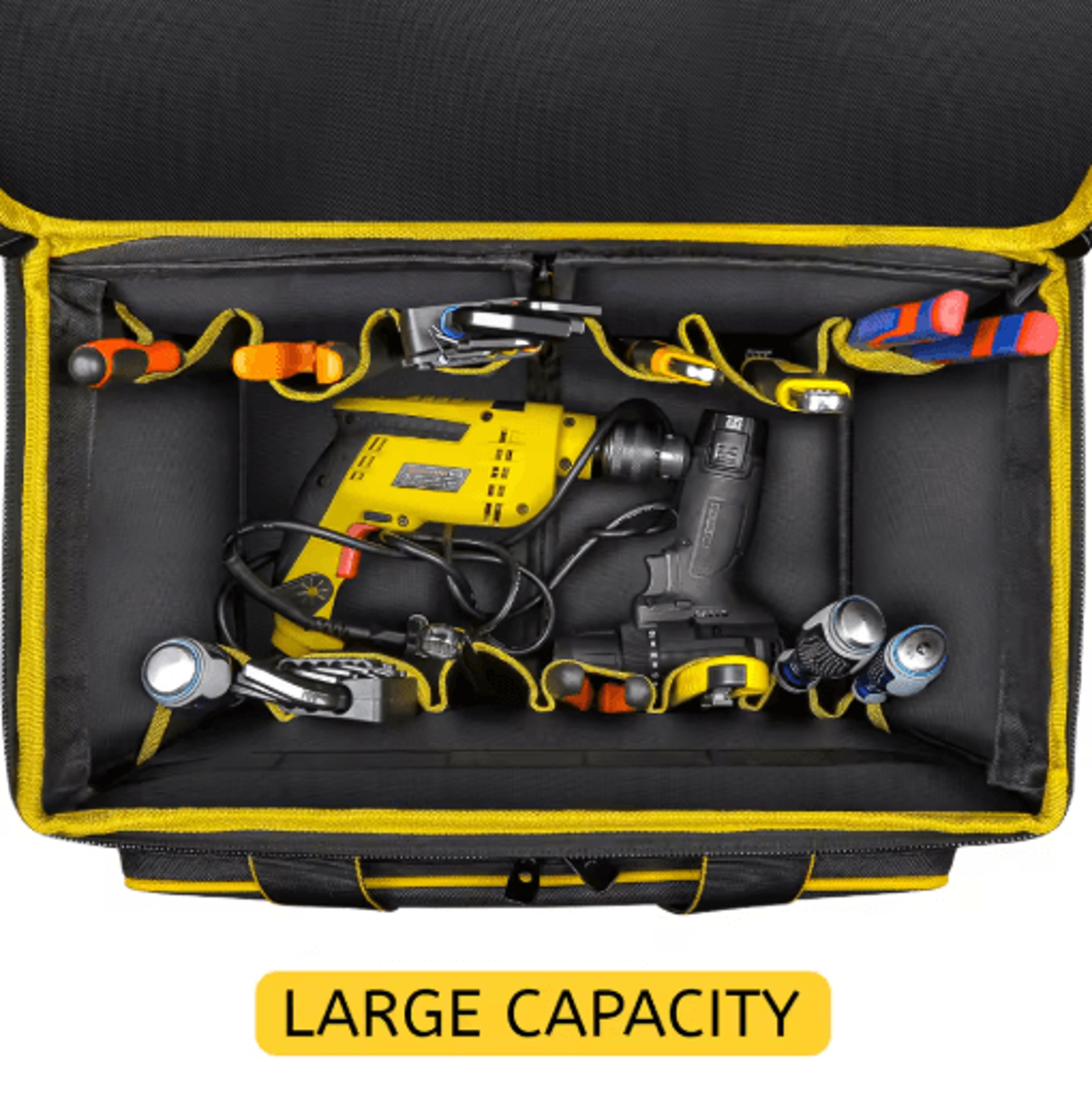 WINHUNT Rolling Tool Bag With Wheels  Telescoping Handle  HeavyDuty Rolling Tool Storage For Contra 2