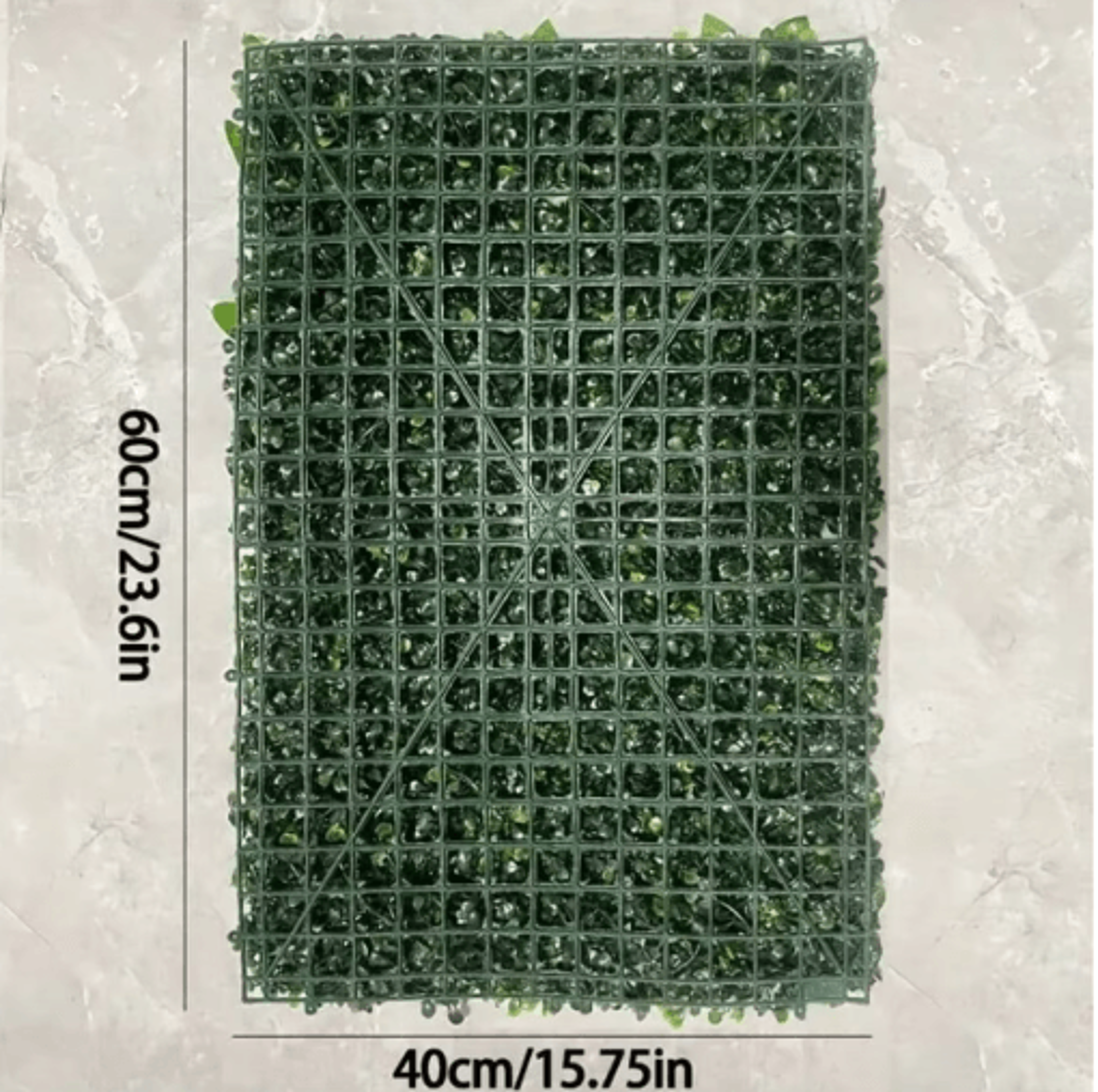 Artificial Green Wall Panels  Realistic Faux Greenery Wall For Home Garden Patio  Event Decor 7