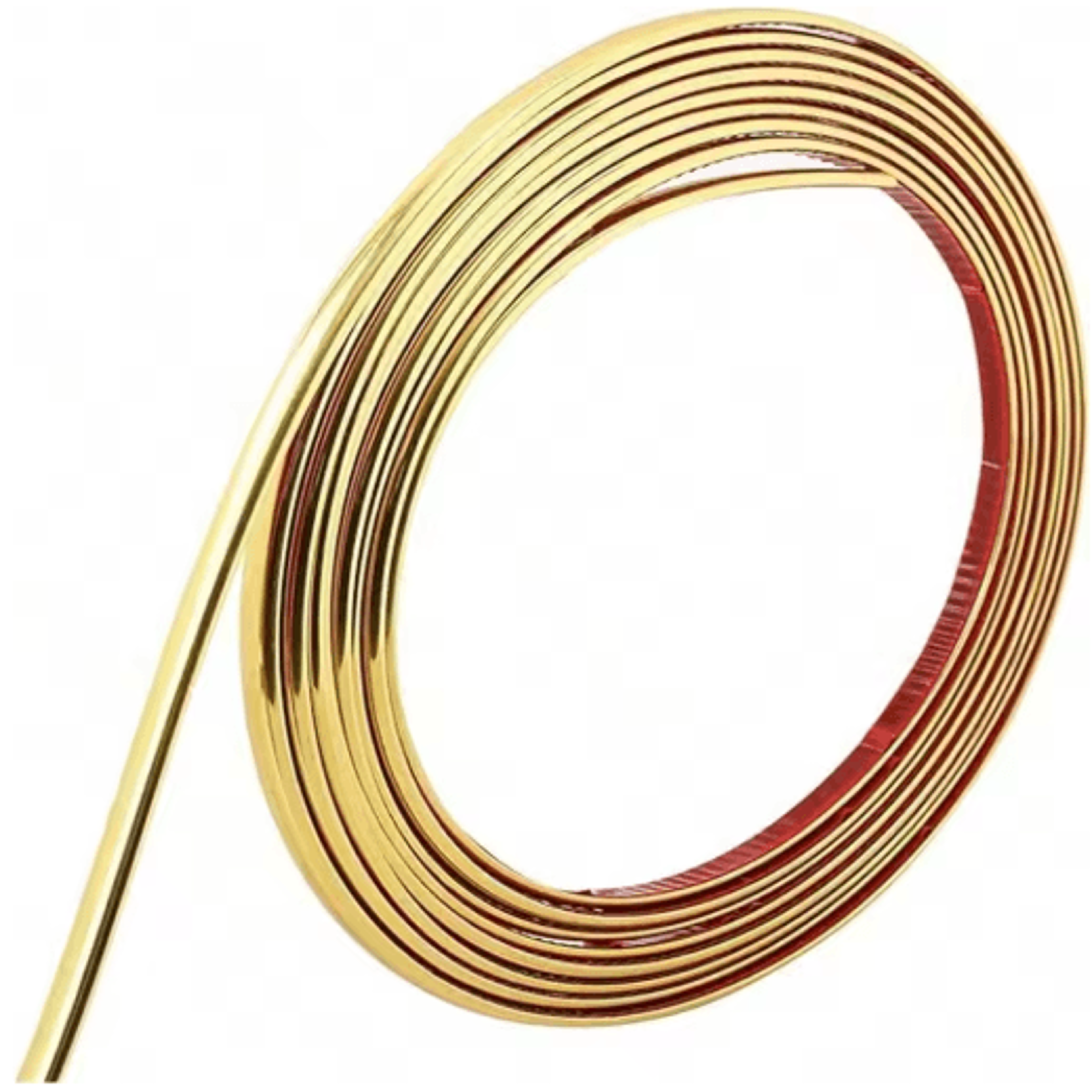 1 Roll Peel And Stick Molding Trim  SelfAdhesive Gold Wall Trim PVC Decorative Strip For Home Wall  1