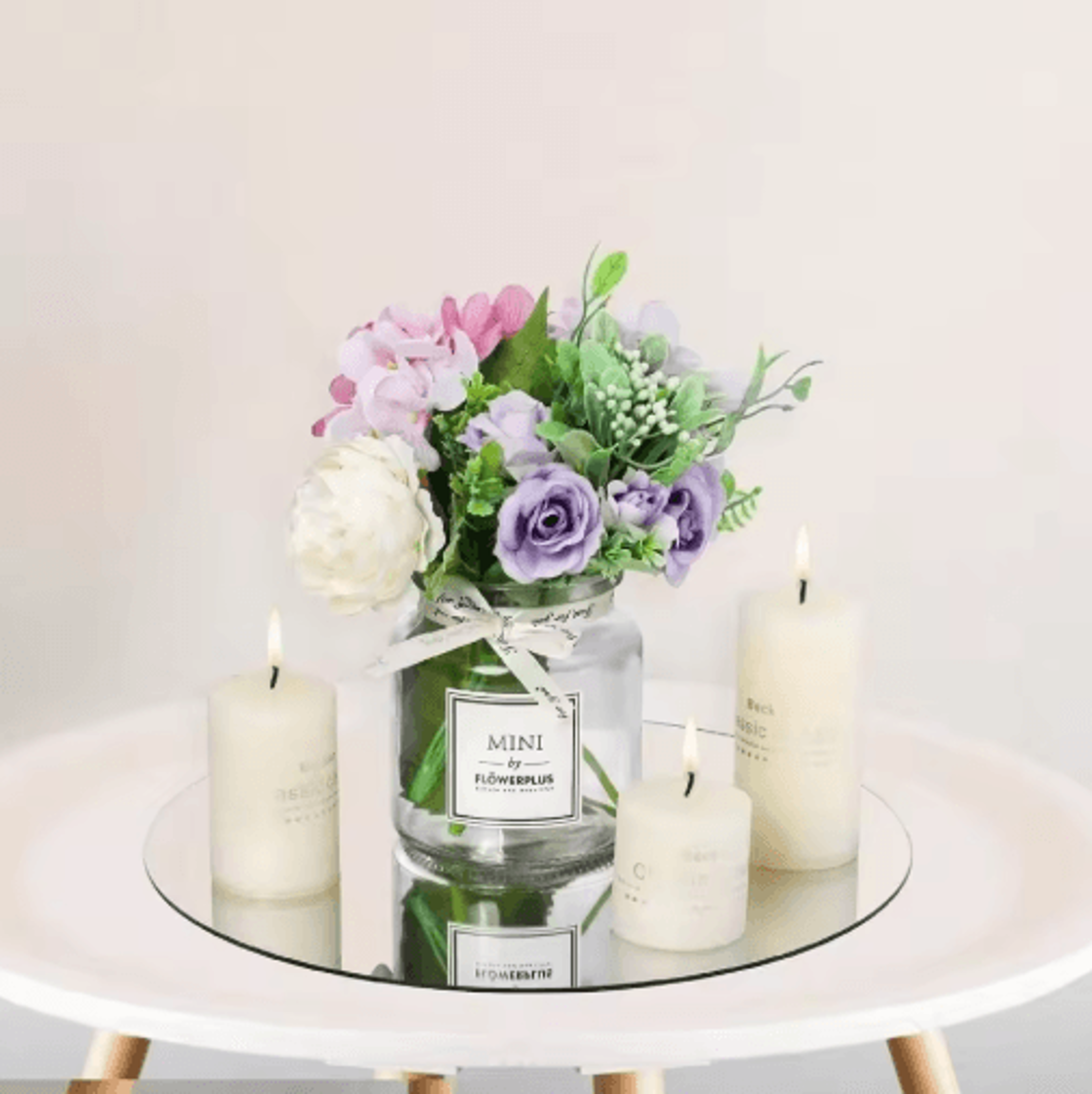 10PCS Acrylic Round Mirrors  Elegant Mirror Centerpieces For Weddings Candle Displays  Home Decor 3