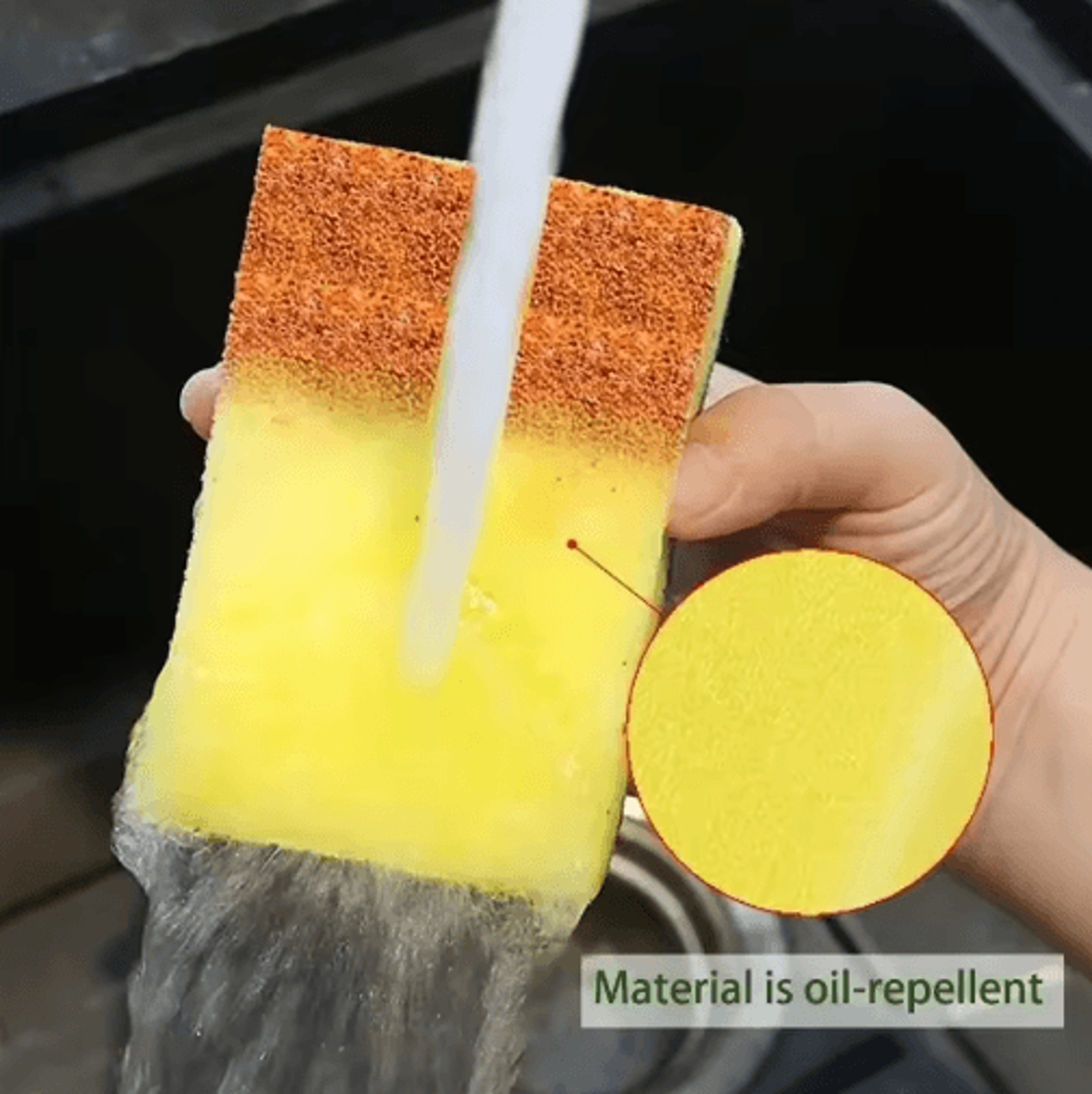 1001PCS Dishwashing Sponge  Soft  Absorbent Kitchen Cleaning Sponge With Scouring Pad For Dishes Po 10