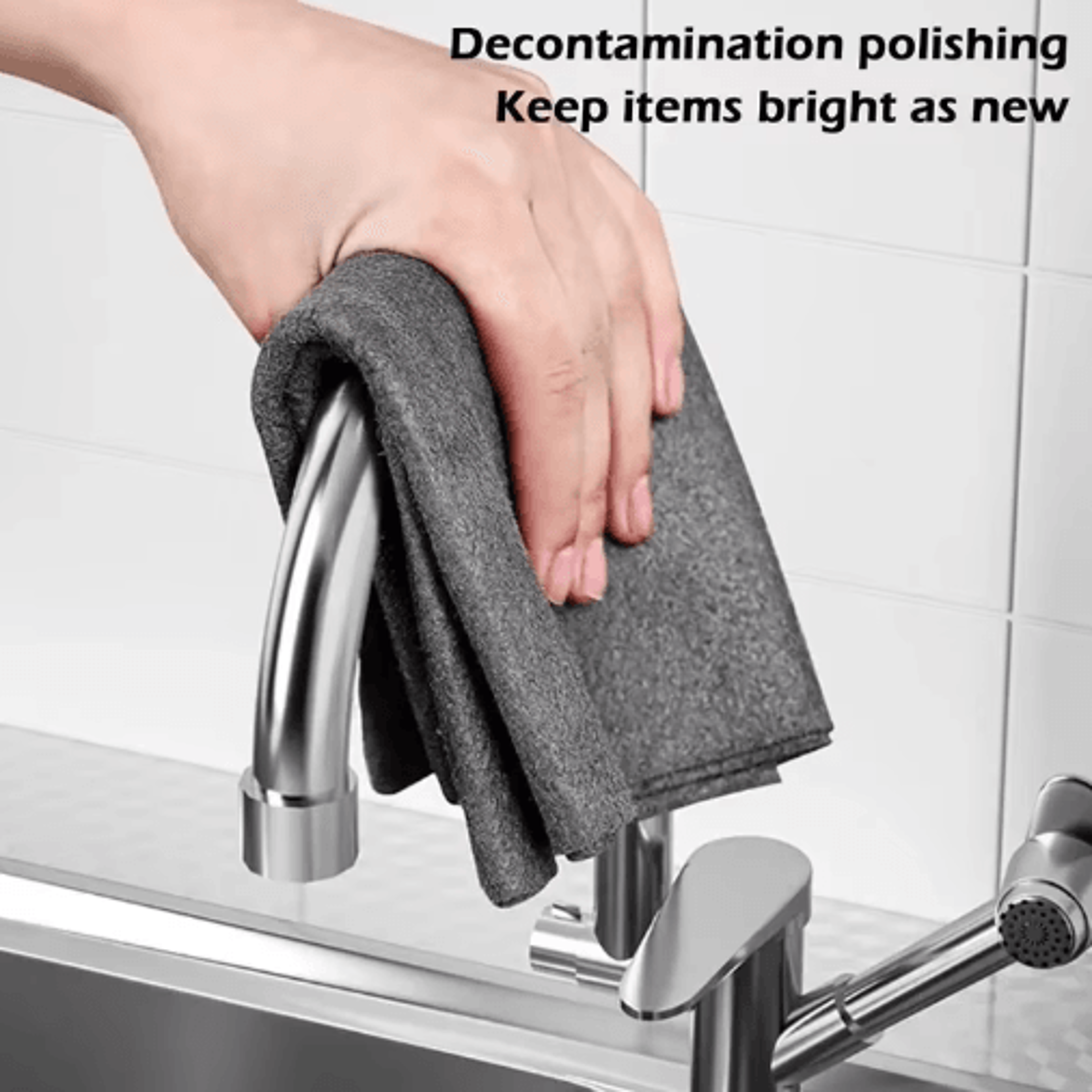 Magic Microfiber Cleaning Cloths  Reusable StreakFree Towels For Glass Kitchen  Car Care 120PCS 4
