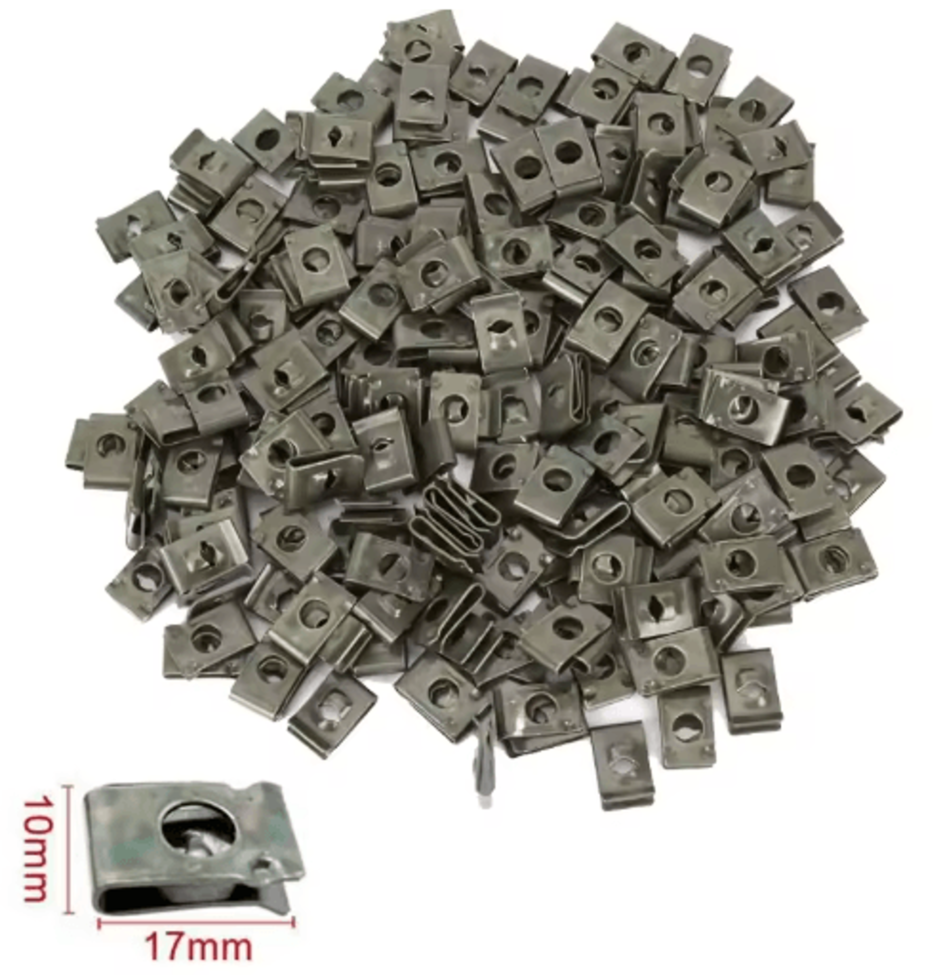 Mixed UType Car Trim Clips With Screws  AntiRust Fender  Bumper Fastener Kit For Automotive Repairs 1