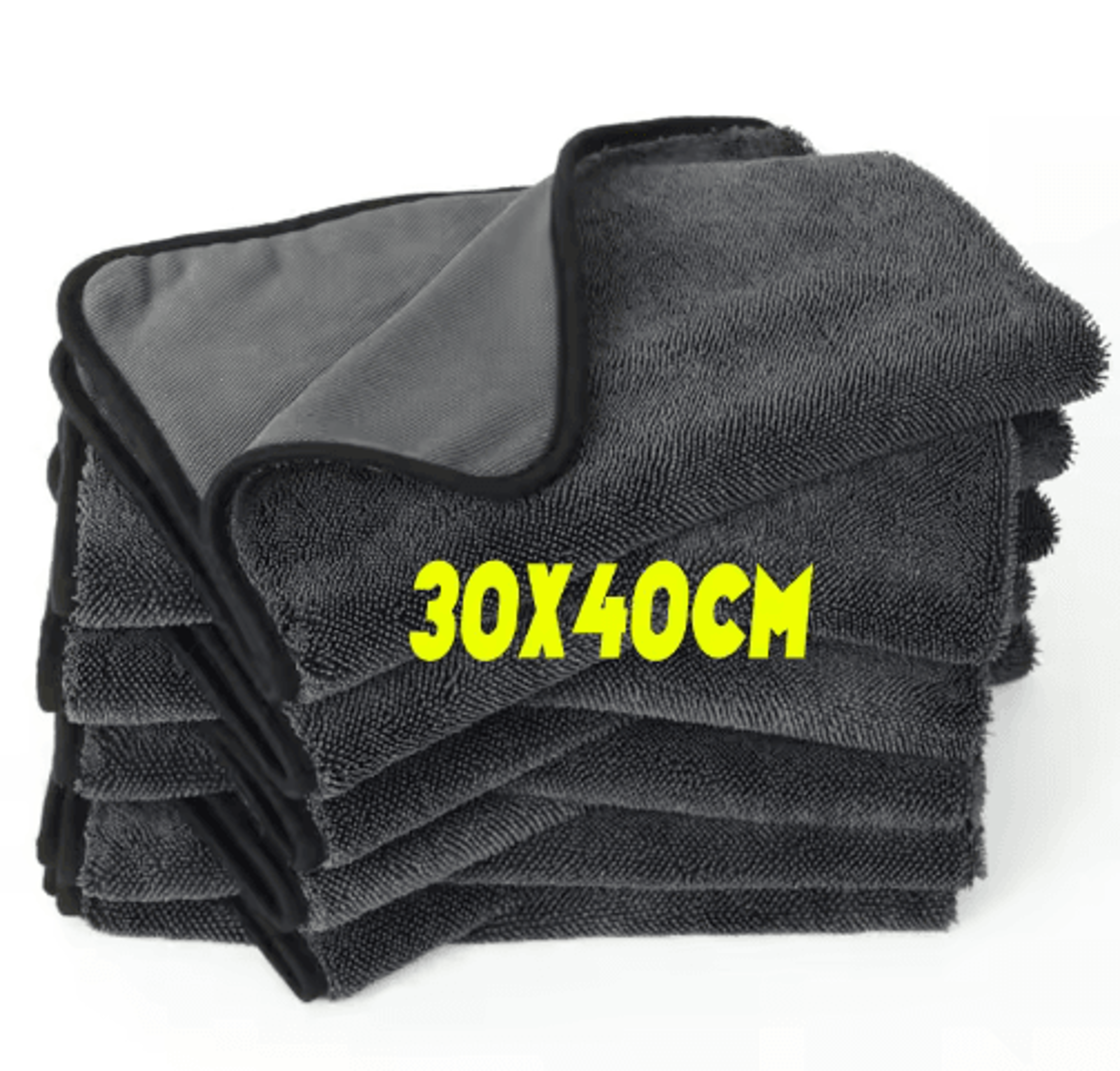 1200 GSM DoubleSided Microfiber Car Drying Towel  Super Absorbent Twisted Braid Car Detailing Cloth 1