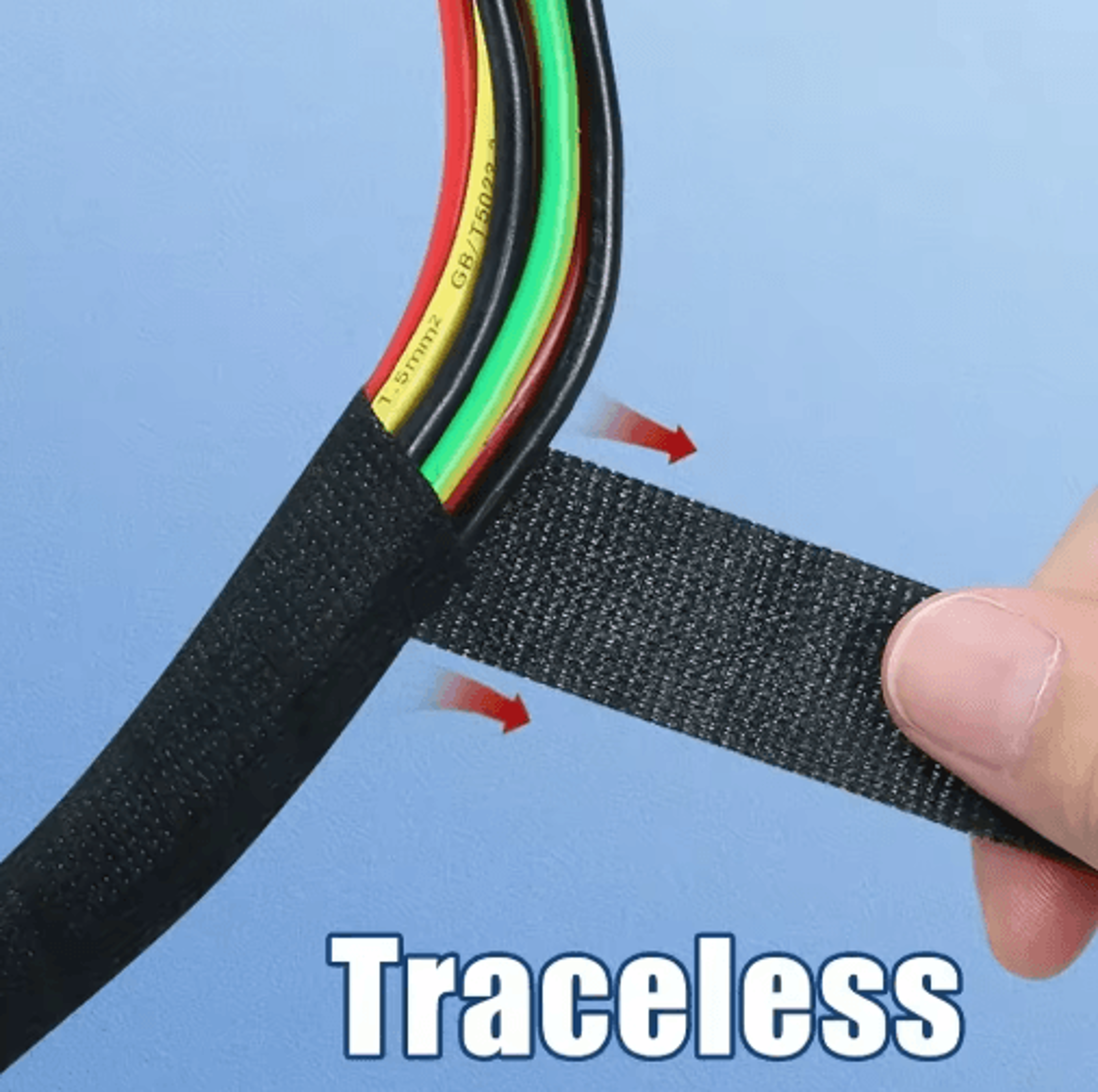 Black Electrical Fabric Tape  HeatResistant Wire Harness Cloth Tape For Automotive  Cable Insulatio 2
