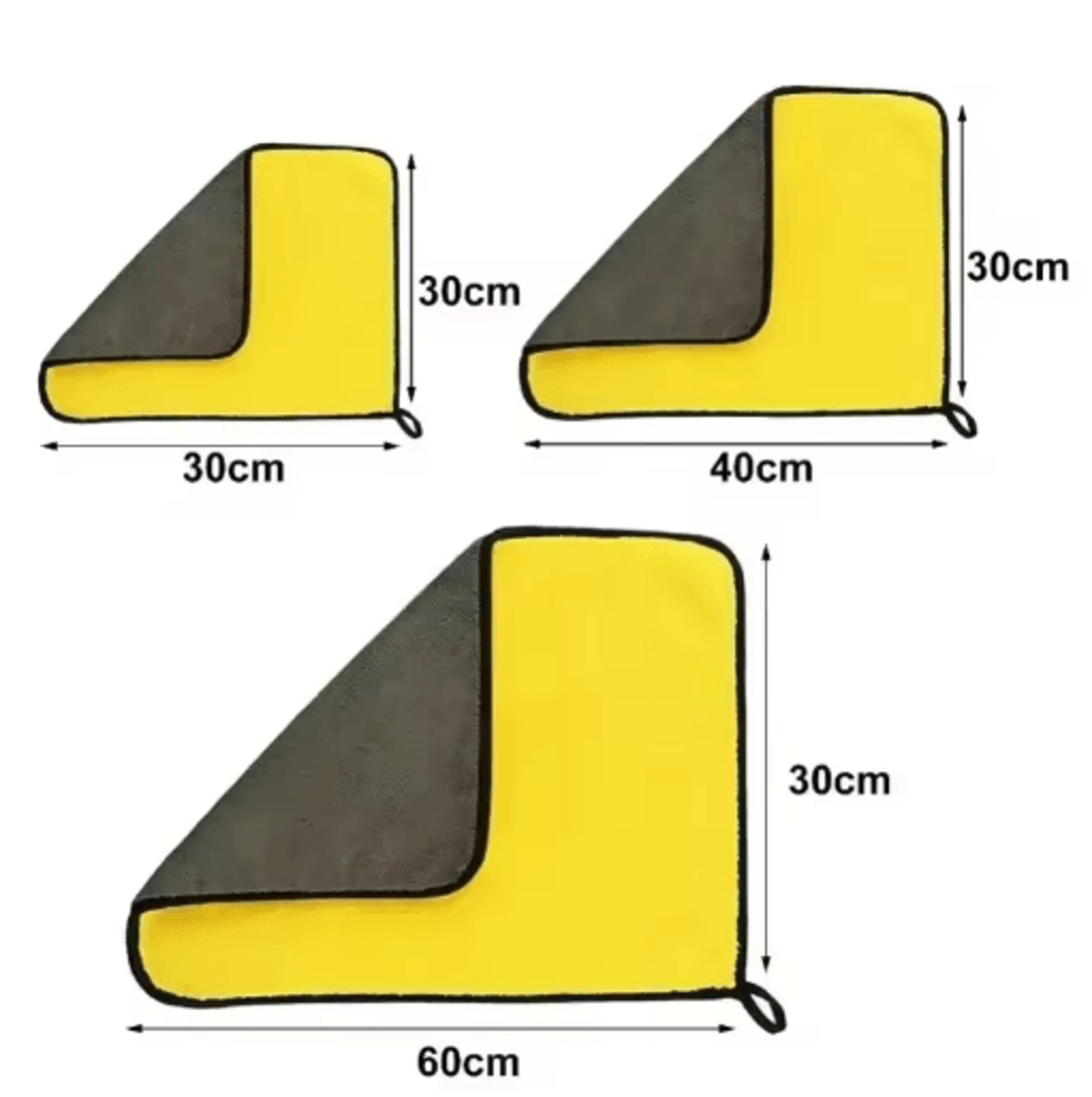 Thick DoubleLayer Microfiber Car Towels  Soft Super Absorbent Drying Cloths For Car  Household Clea 4