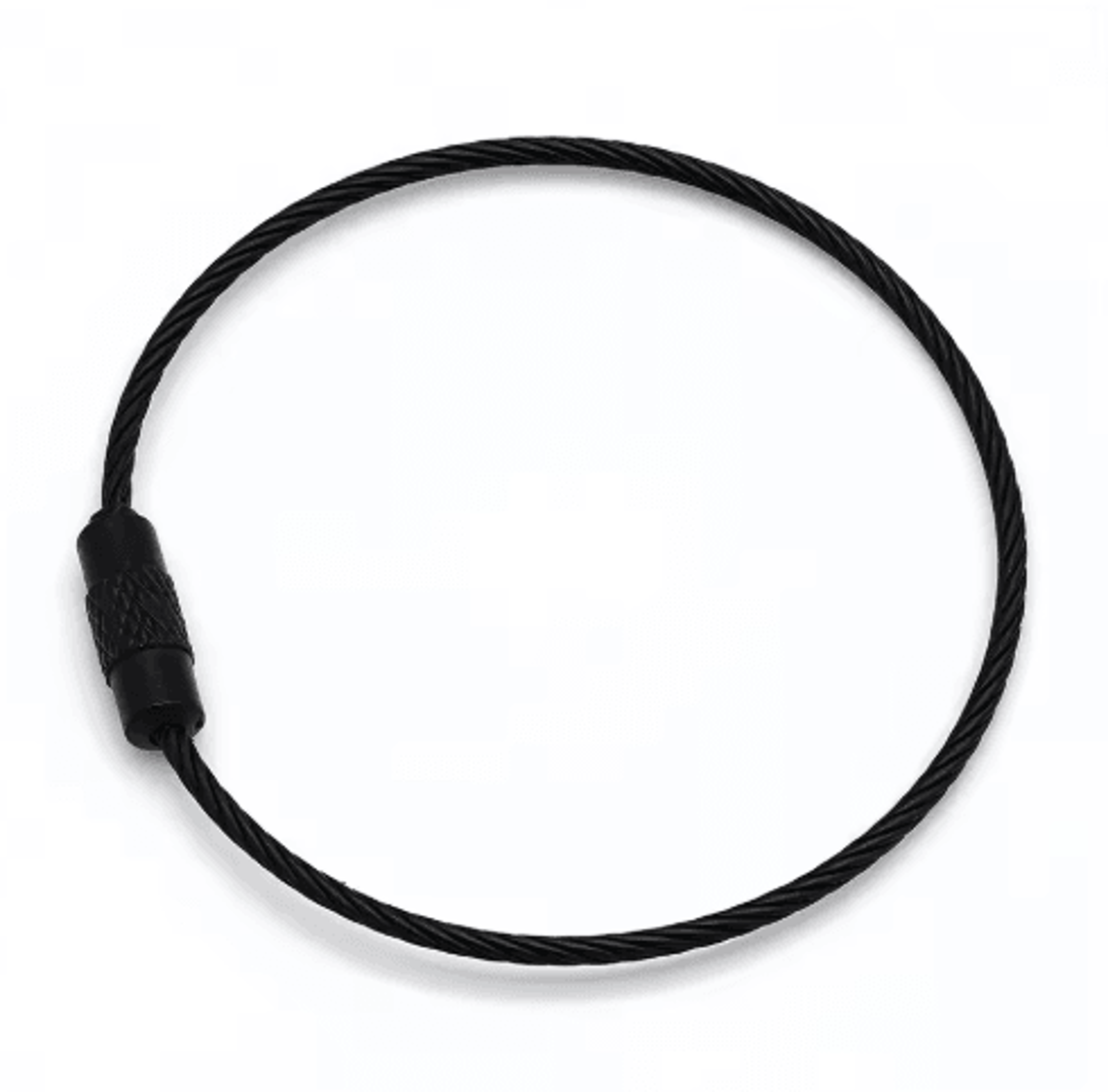 Stainless Steel Wire Keychain Cable Rings  Screw Lock Key Ring Loops For Keys Tags  Outdoor Gear 6