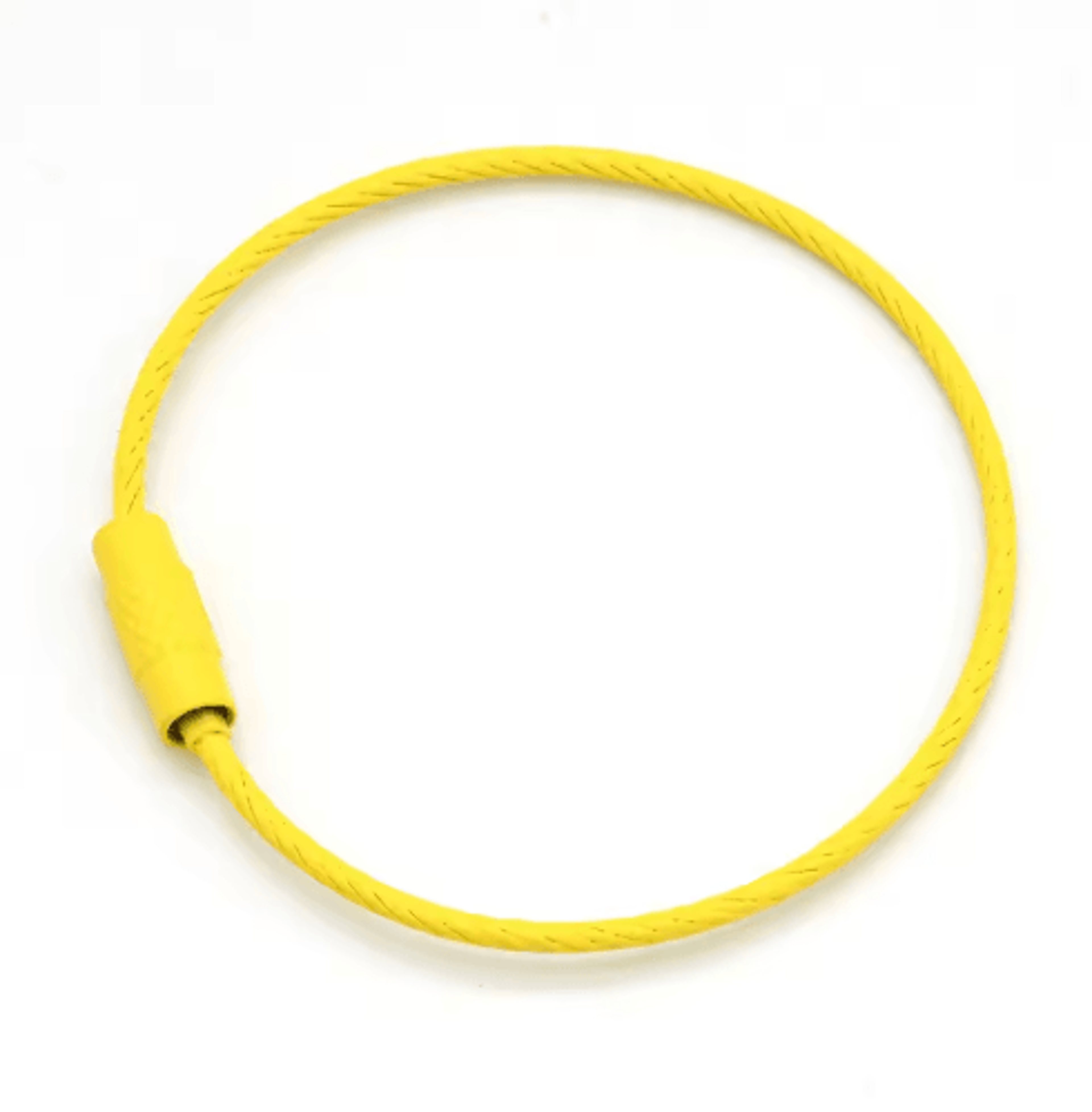 Stainless Steel Wire Keychain Cable Rings  Screw Lock Key Ring Loops For Keys Tags  Outdoor Gear 8