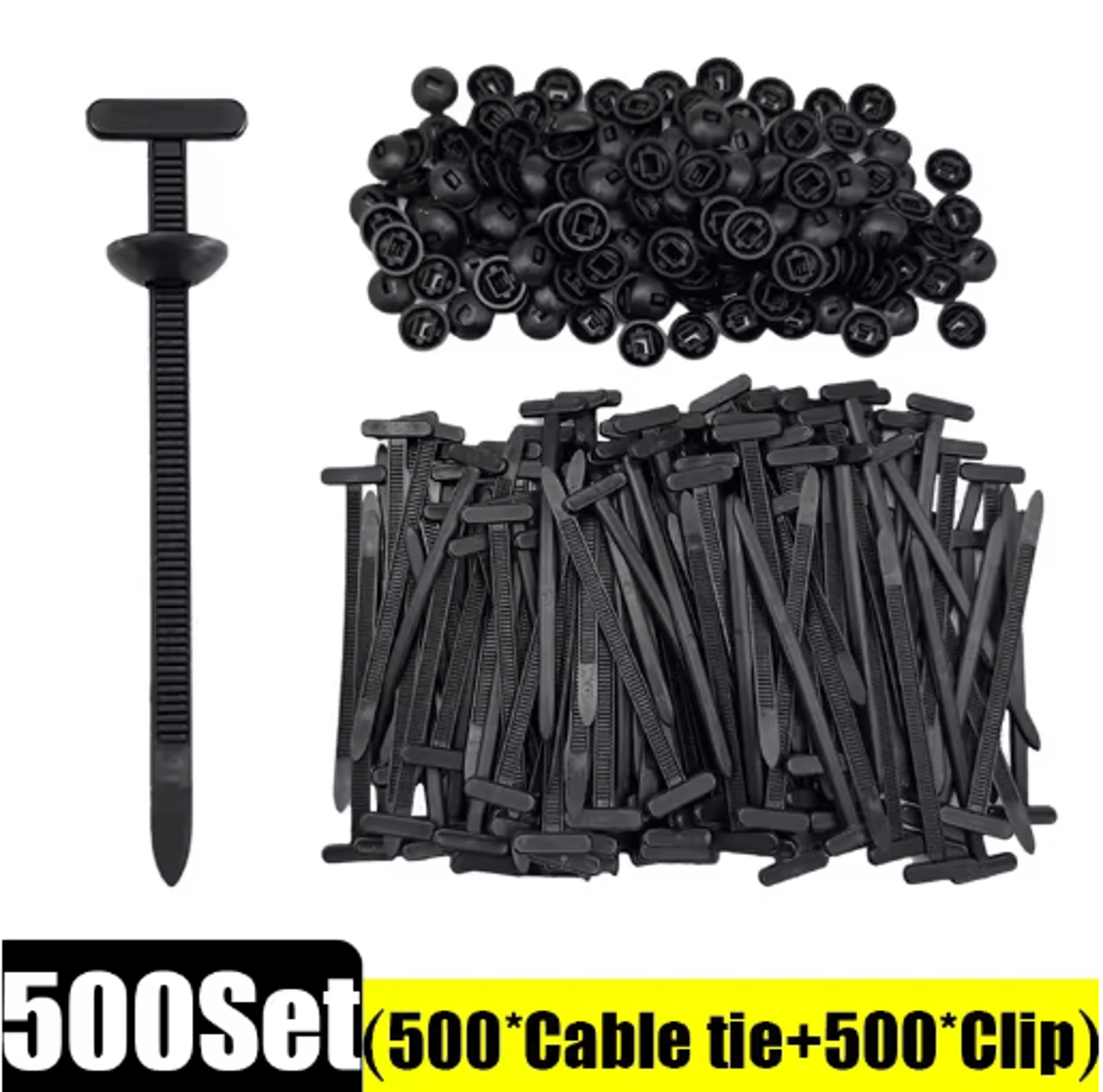 Nylon Cable Tie Fastener Clips  Automotive Wire Management  Panel Mount Cable Ties 2