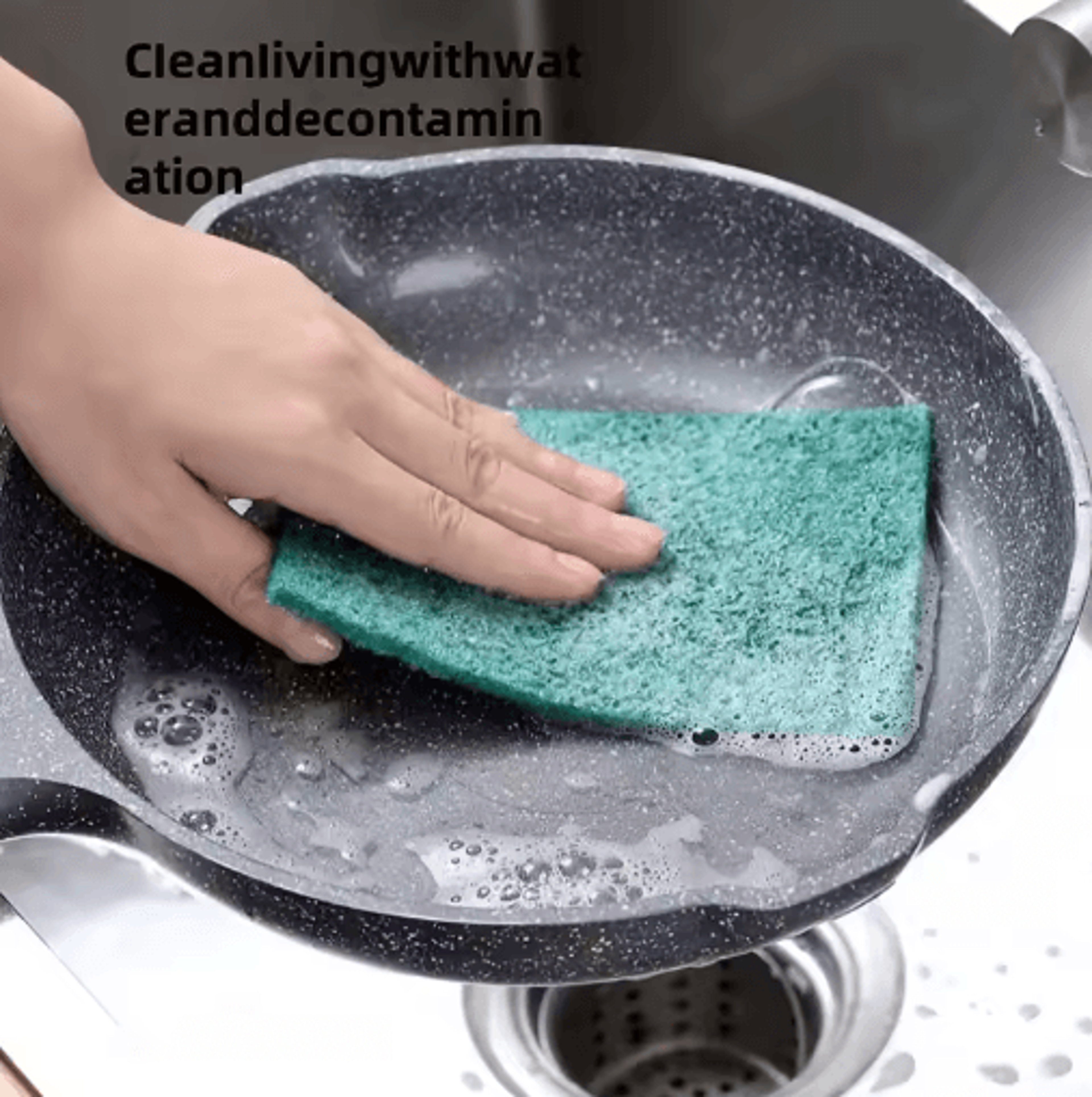 Reusable NonScratch Scrub Pads  Multipurpose Kitchen Cleaning Pads For Dishes Pots  Pans 3