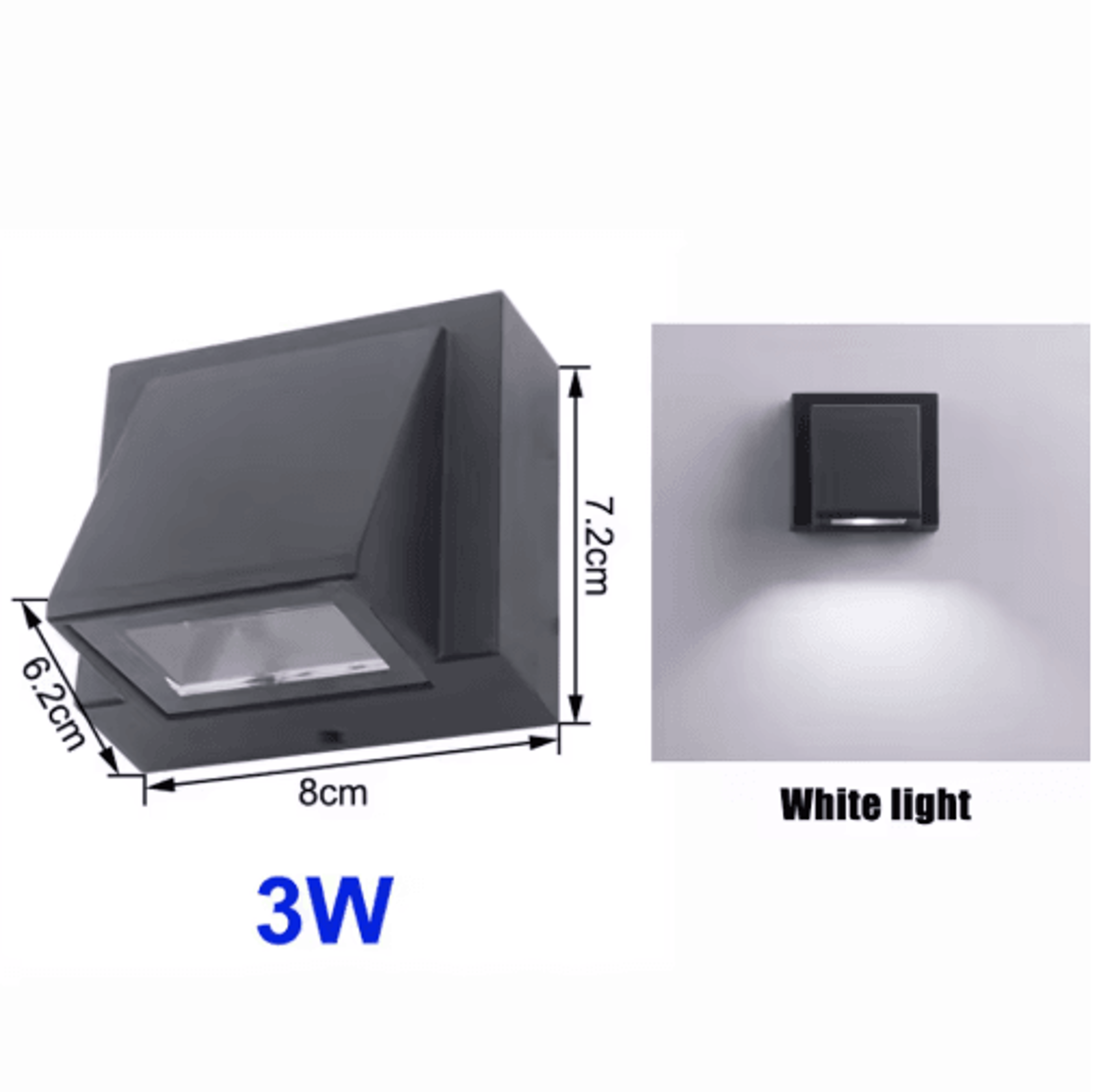 IP65 Waterproof LED Outdoor Wall Light  Modern Wall Sconce For Garden Balcony  Patio 3