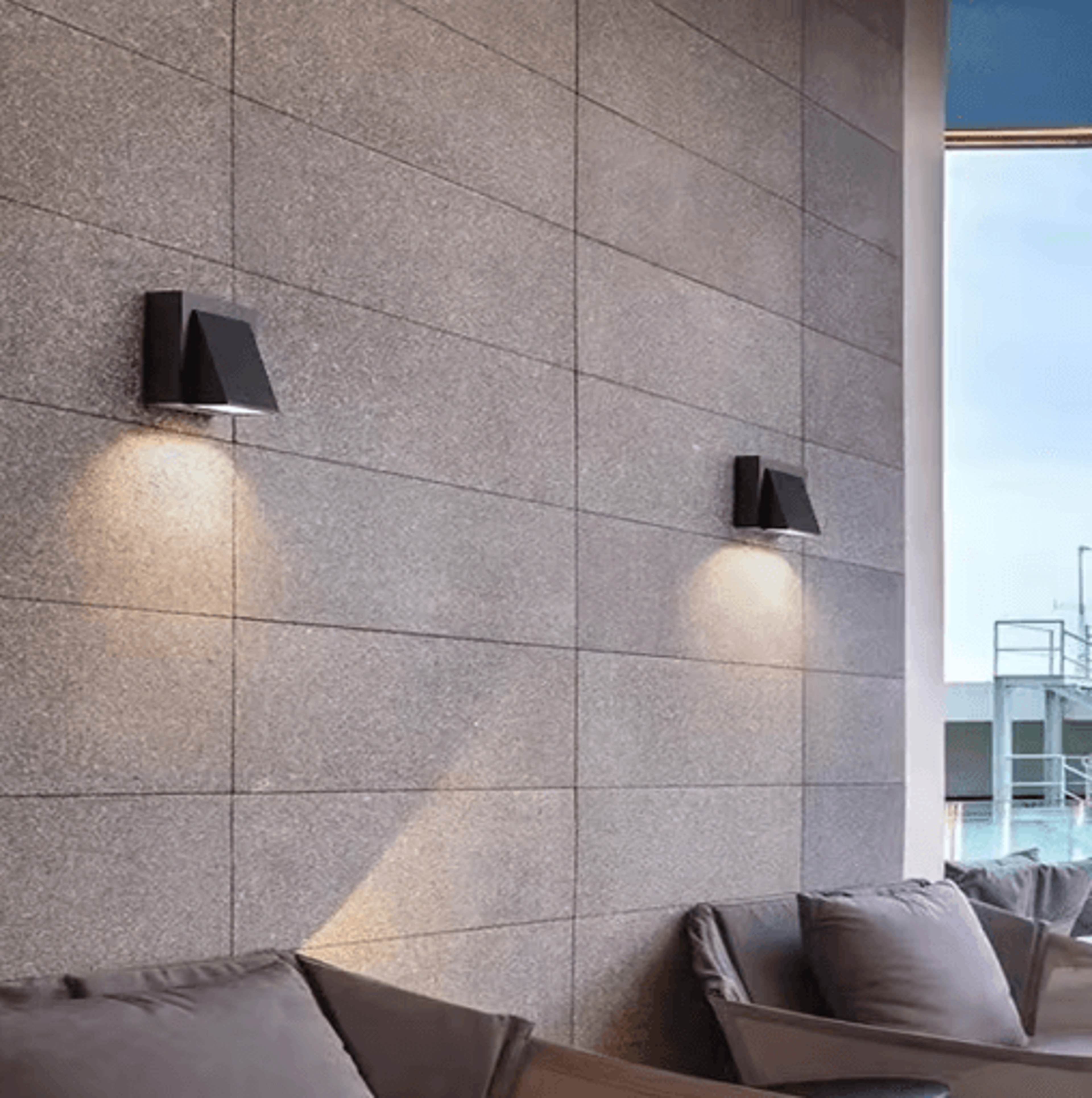 IP65 Waterproof LED Outdoor Wall Light  Modern Wall Sconce For Garden Balcony  Patio 7