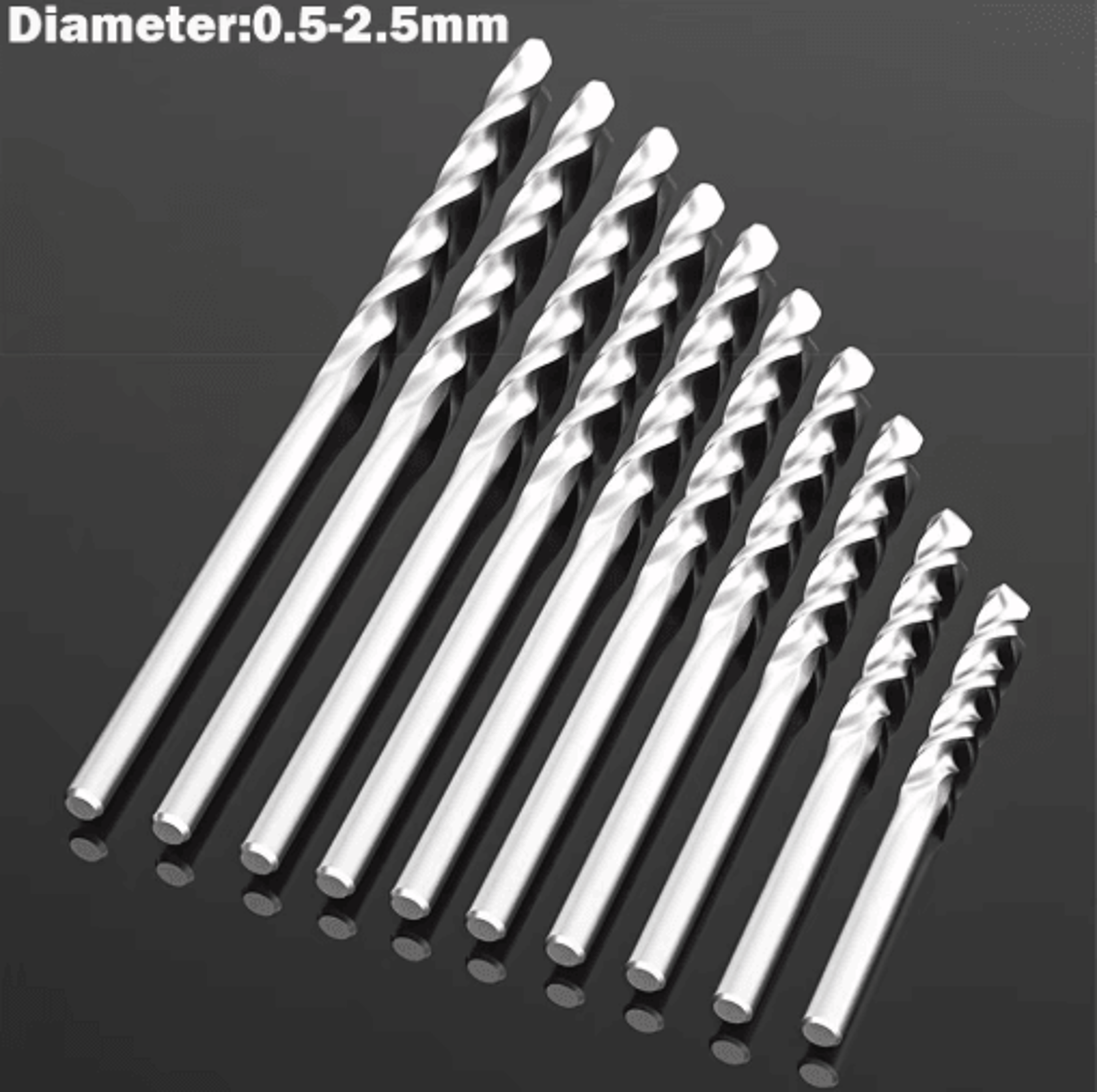 High Speed Steel Straight Shank Twist Drill Bit  Precision Metal Hole Cutter For DIY  Professional  20